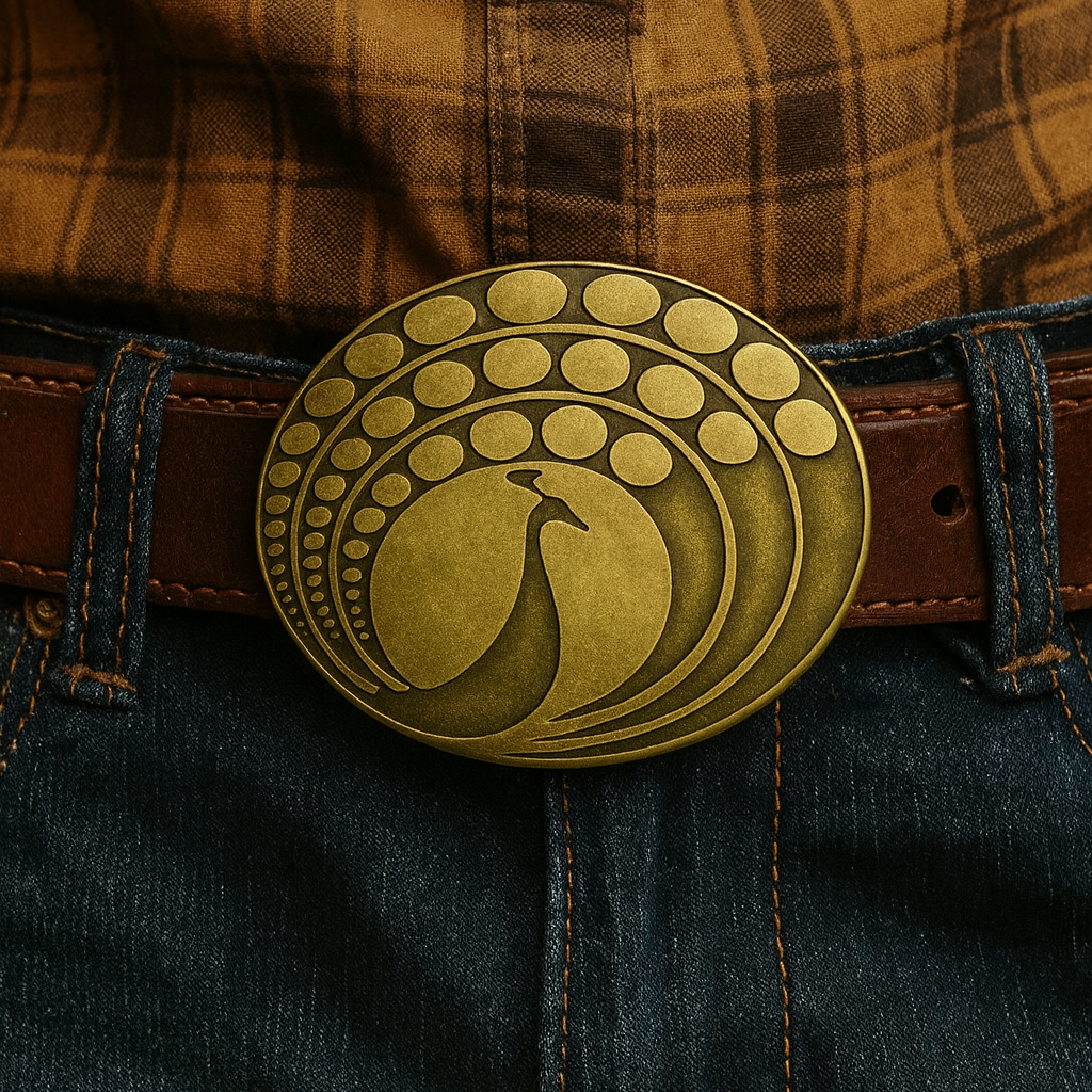 Peacock Belt Buckle