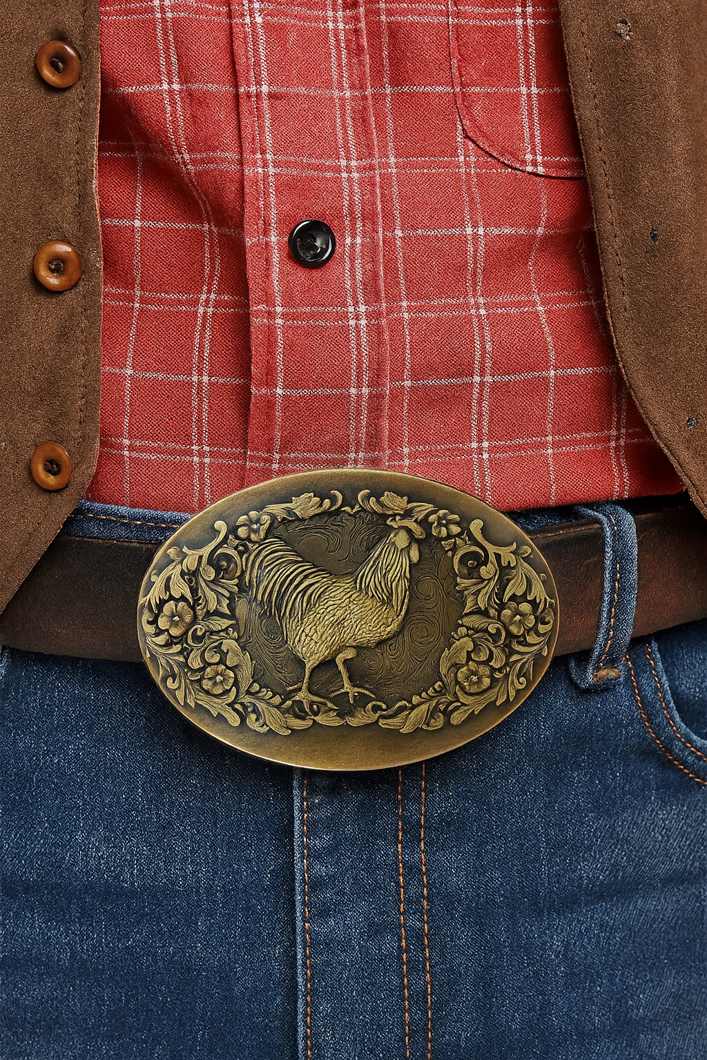 Rooster Belt Buckle
