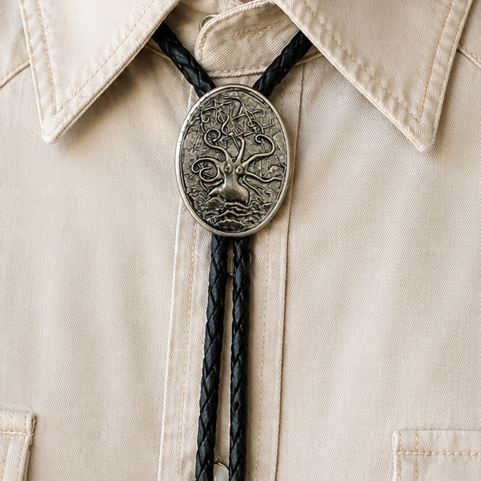 Kraken Bolo Tie
