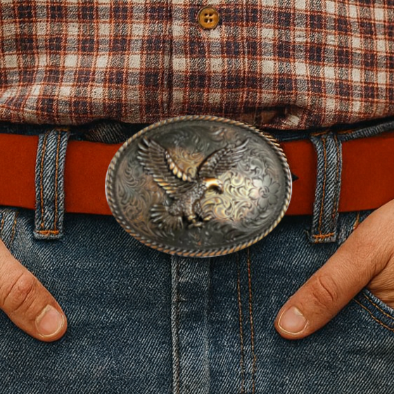 Bronze Eagle Belt Buckle