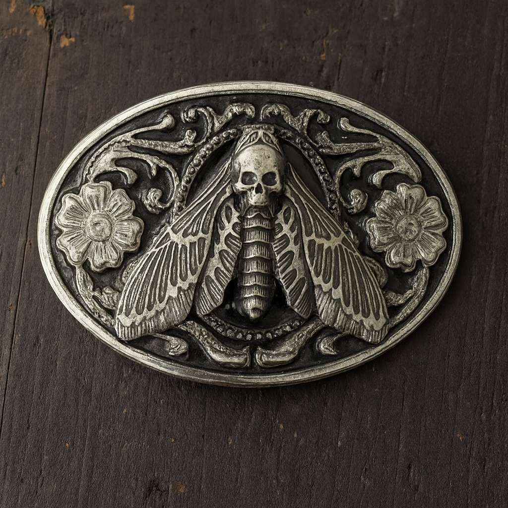 Dead Moth Belt Buckle
