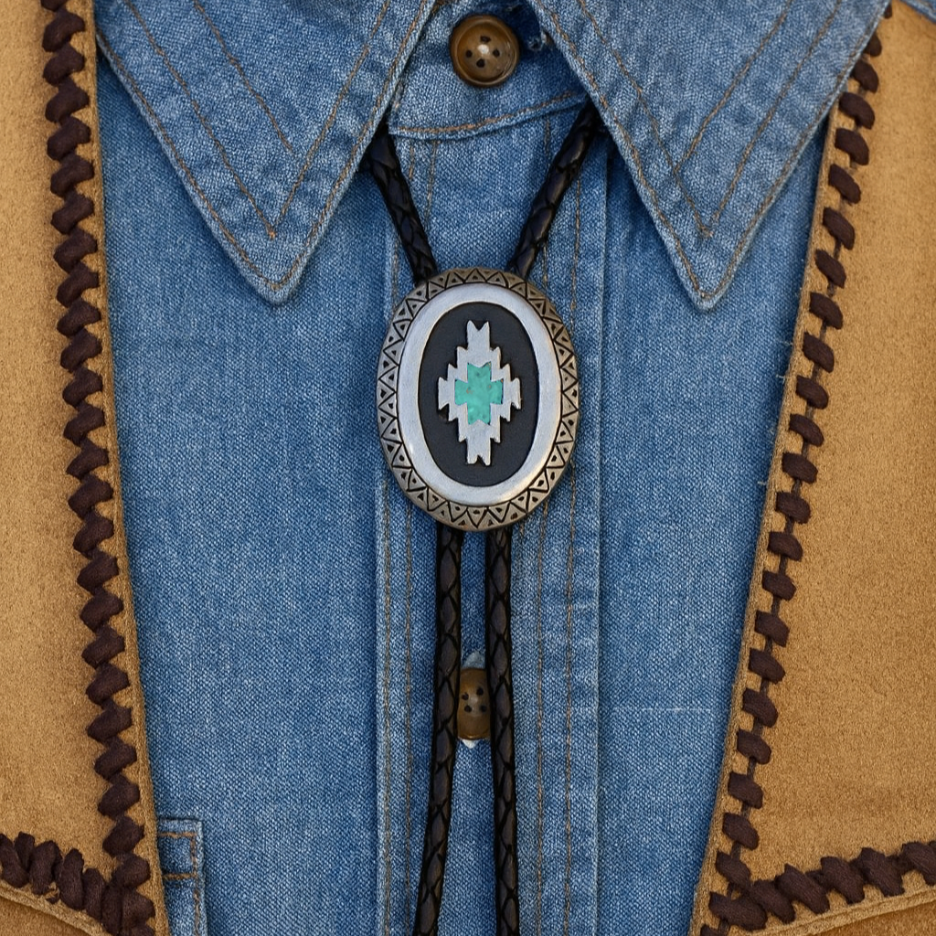 Chevron Bolo Tie