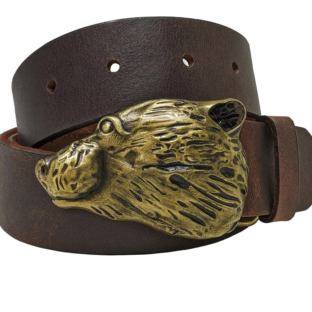 Bear Head Belt Buckle