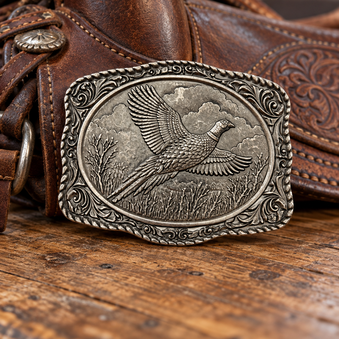 Pheasant Belt Buckle