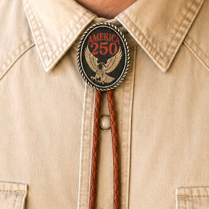 America's Birthday Bolo Tie