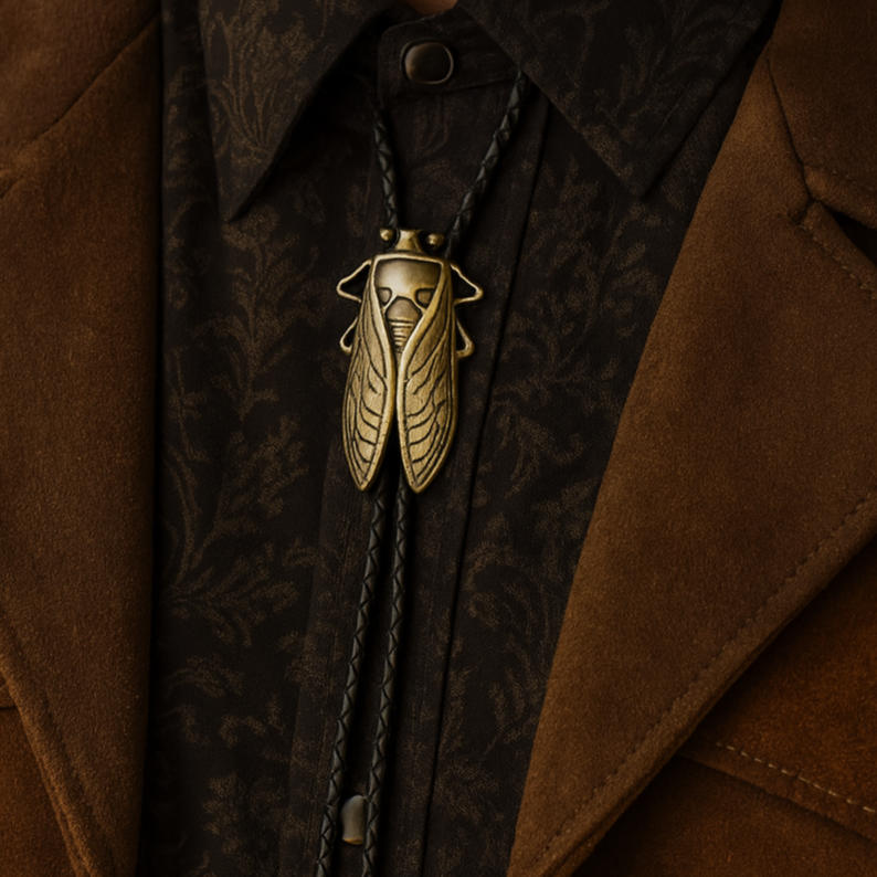Cicada Bolo Tie