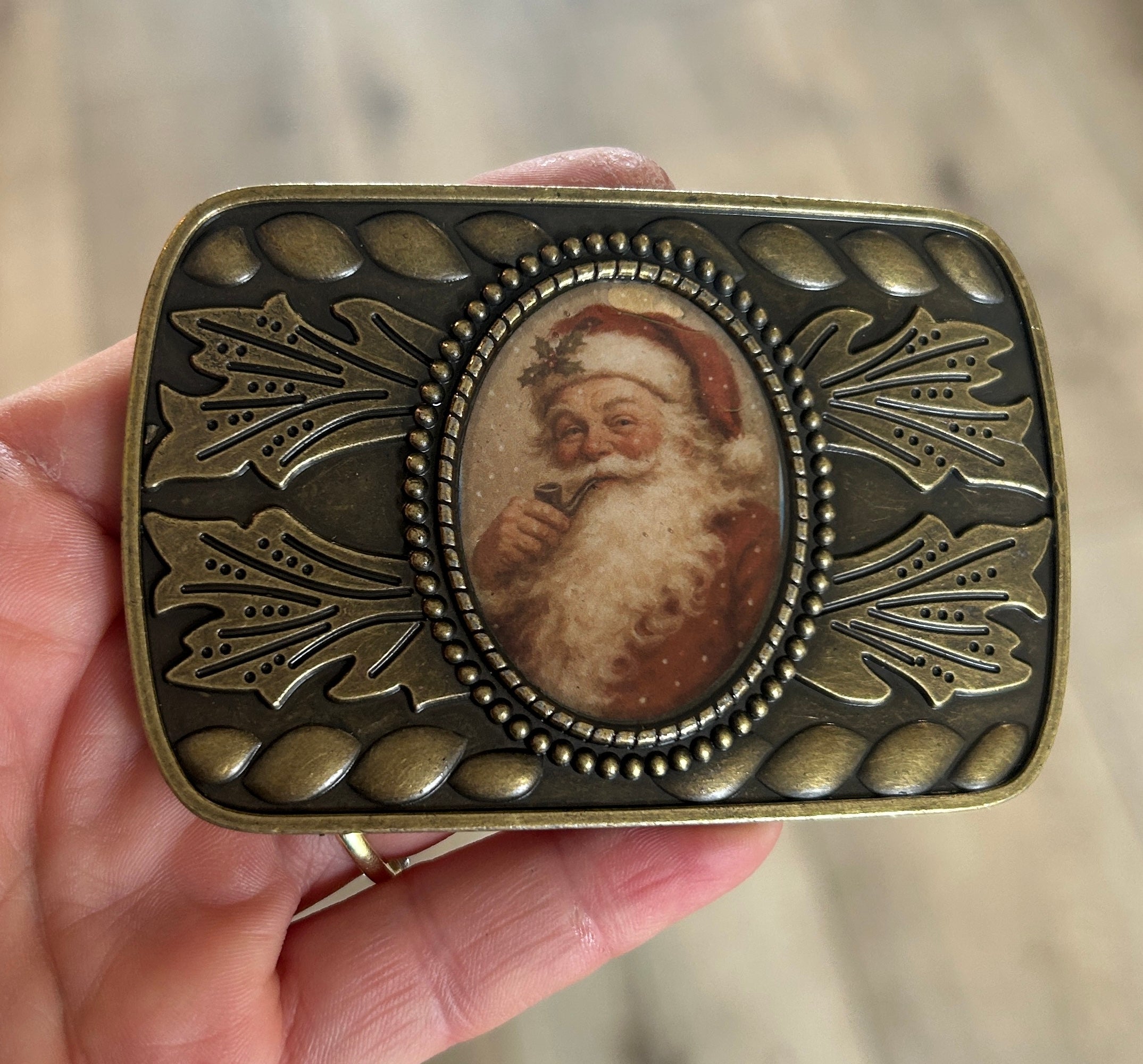 Santa Claus Belt Buckle
