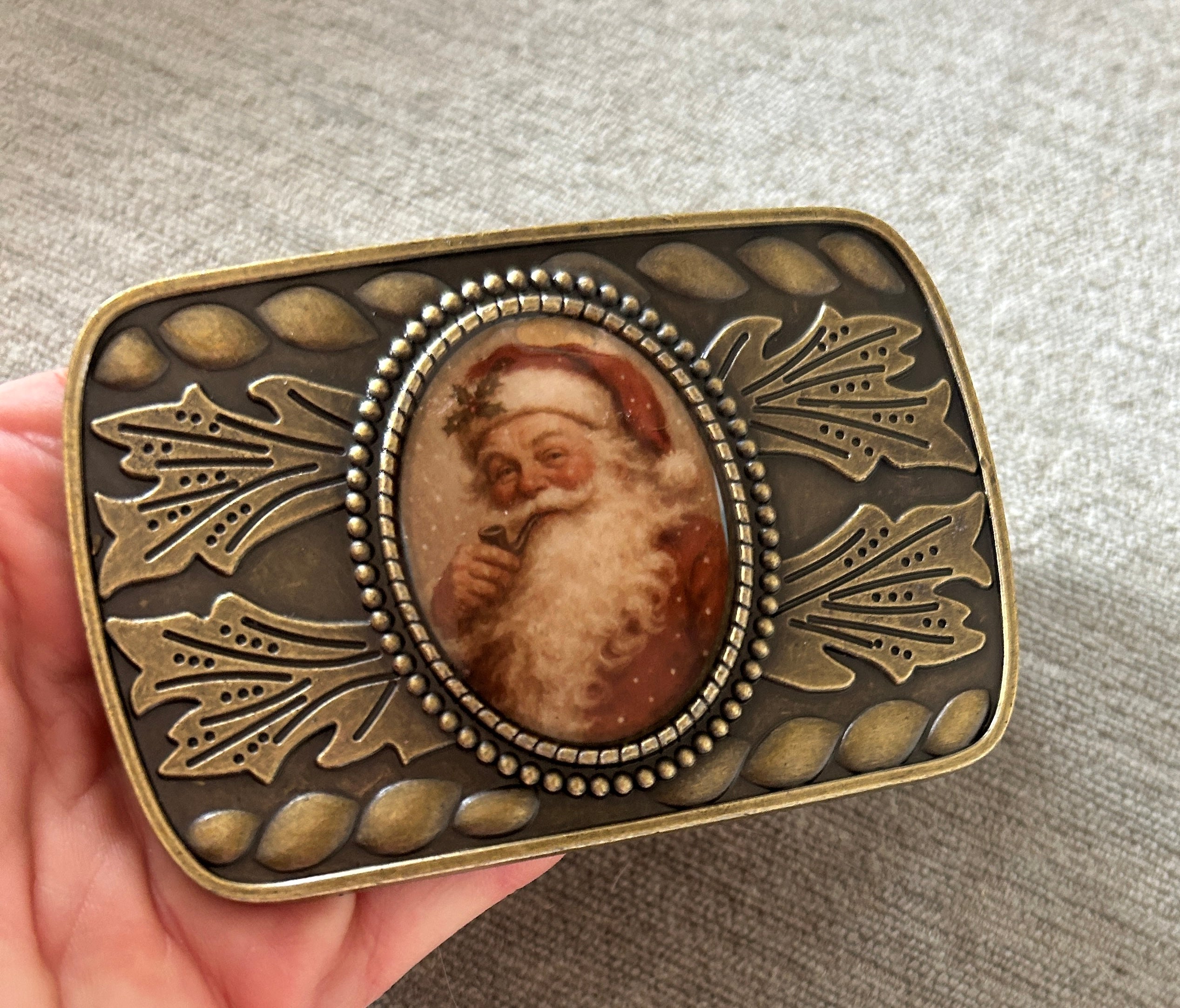 Santa Claus Belt Buckle