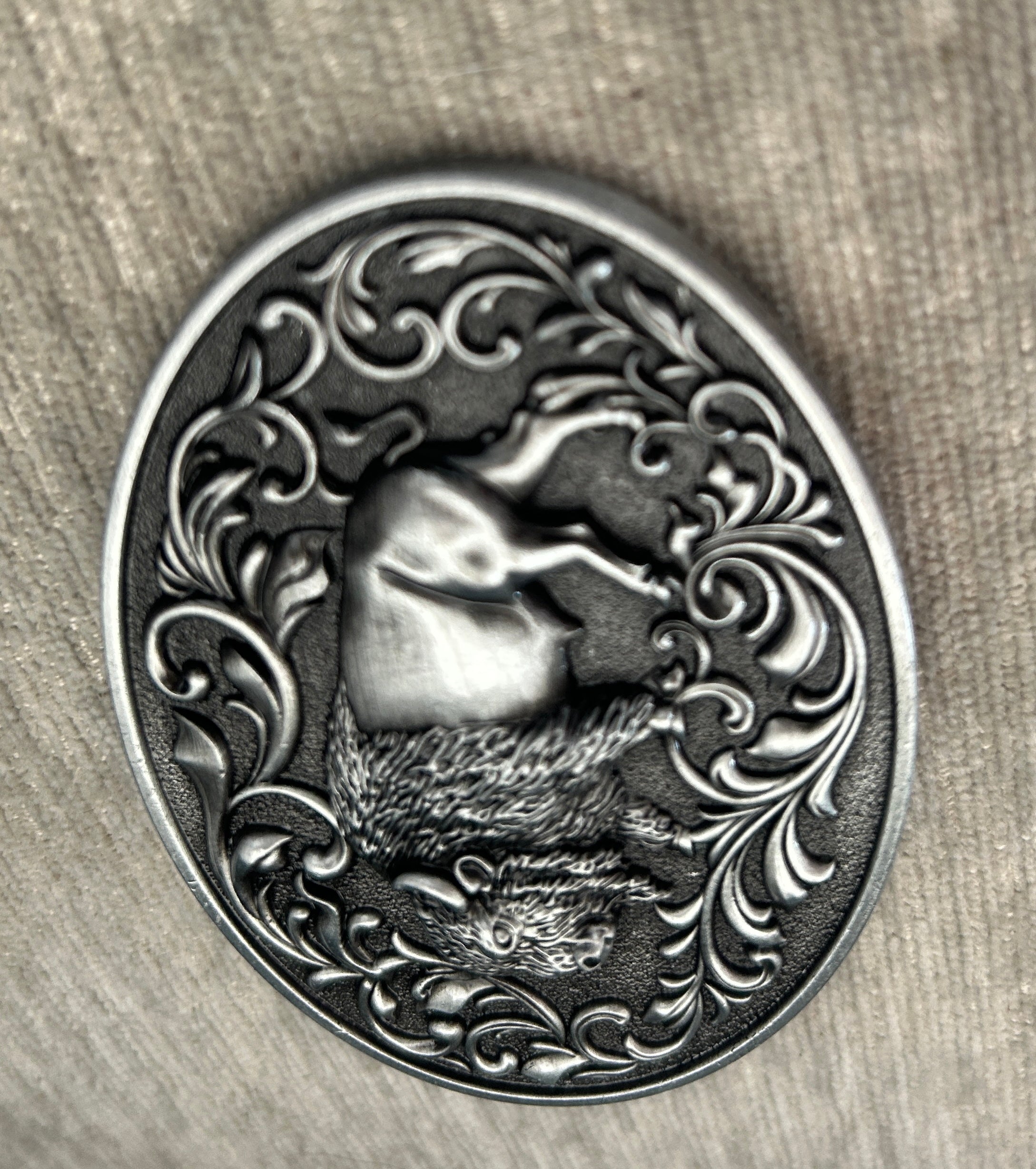 Western Buffalo Belt Buckle