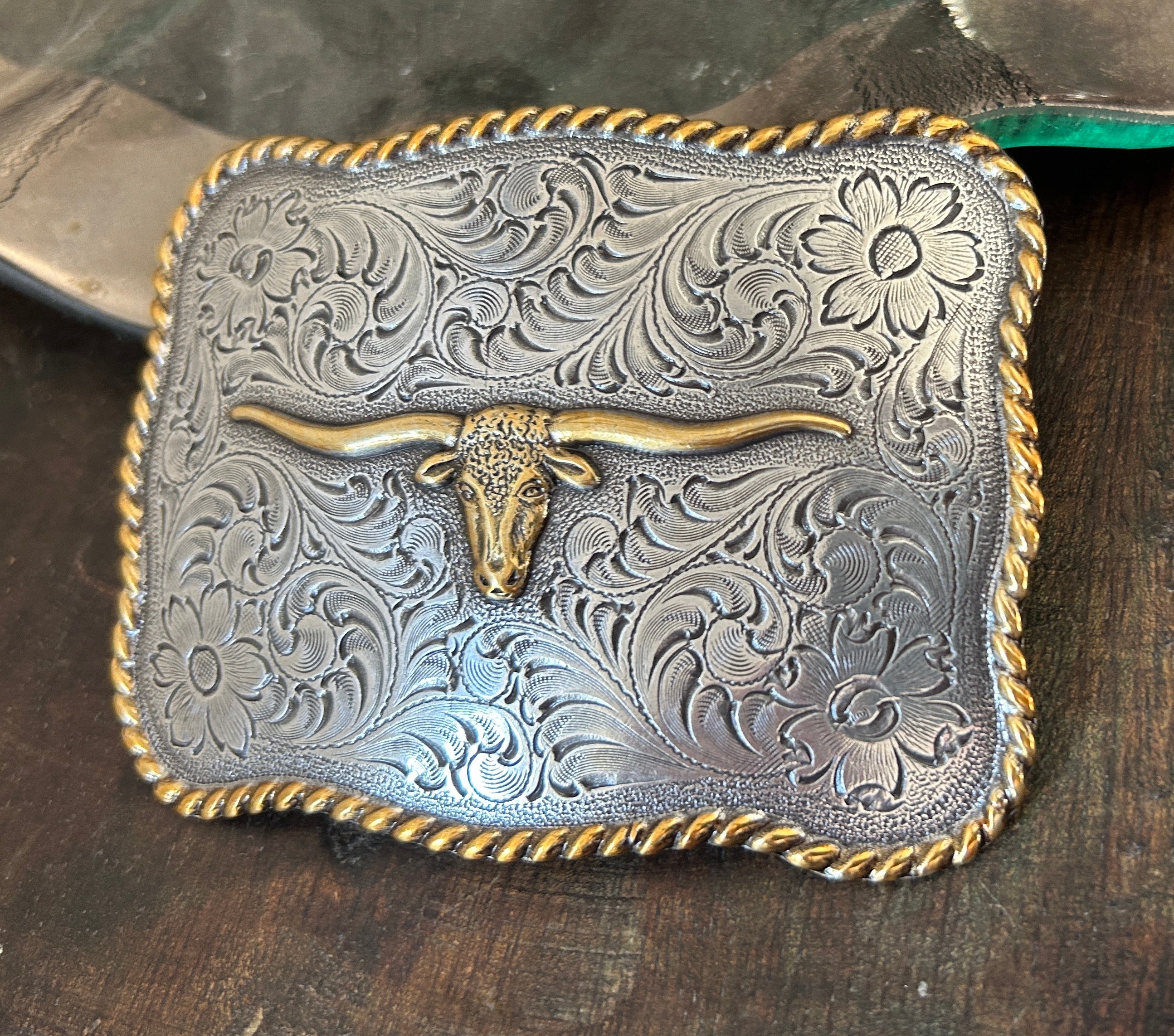 Steer Skull Belt Buckle