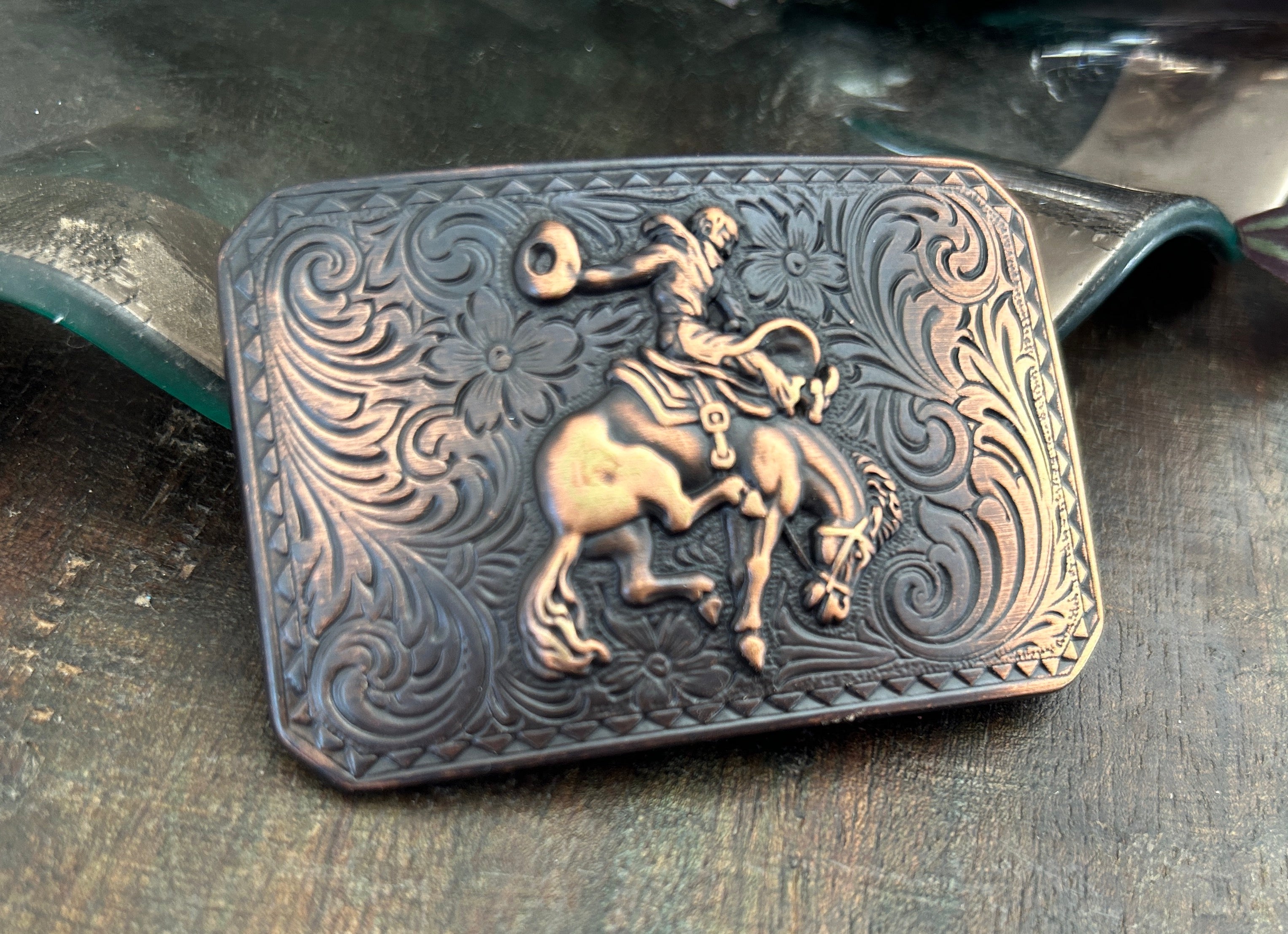Copper Bronco Buckle