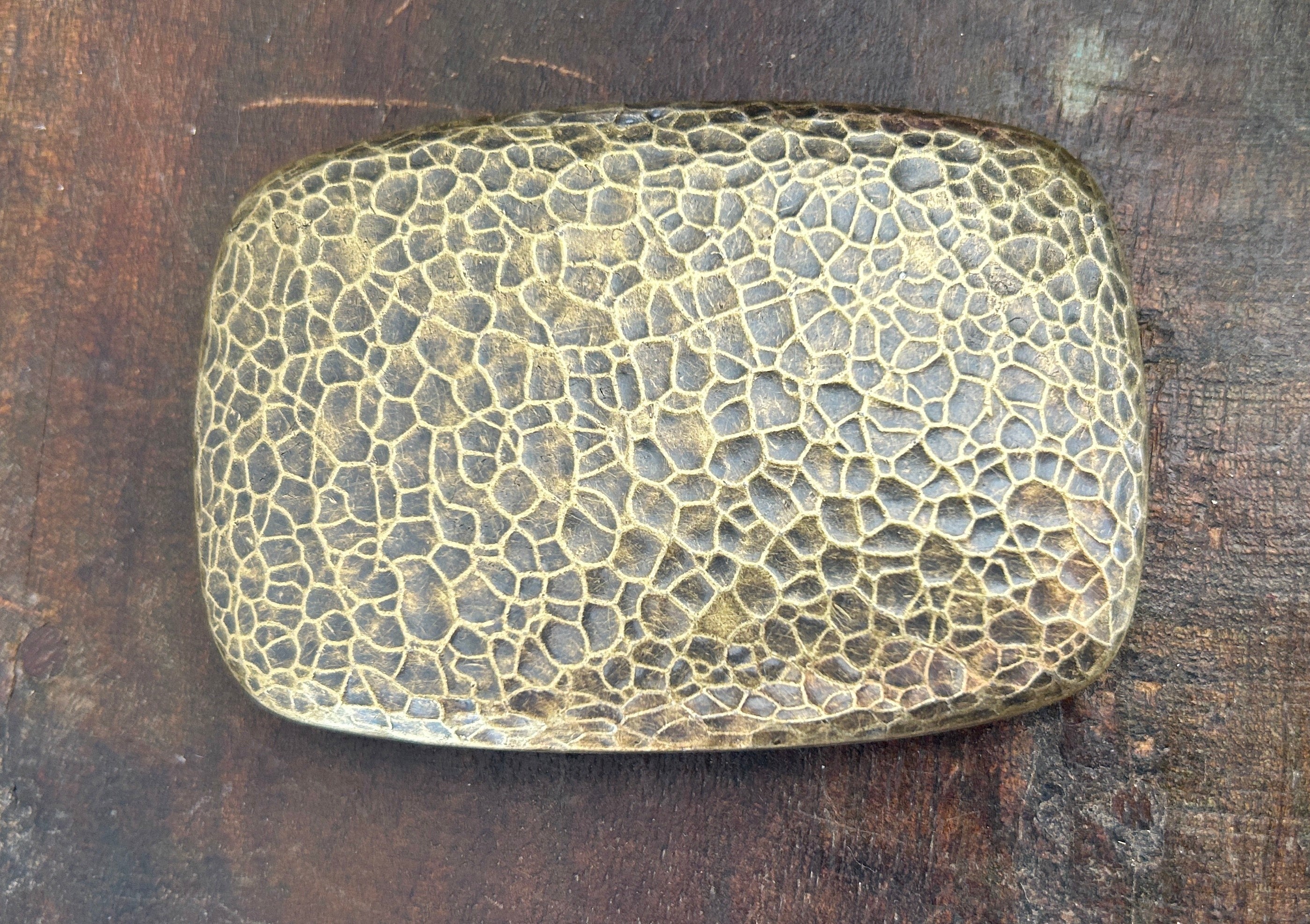 Hammered Belt Buckle