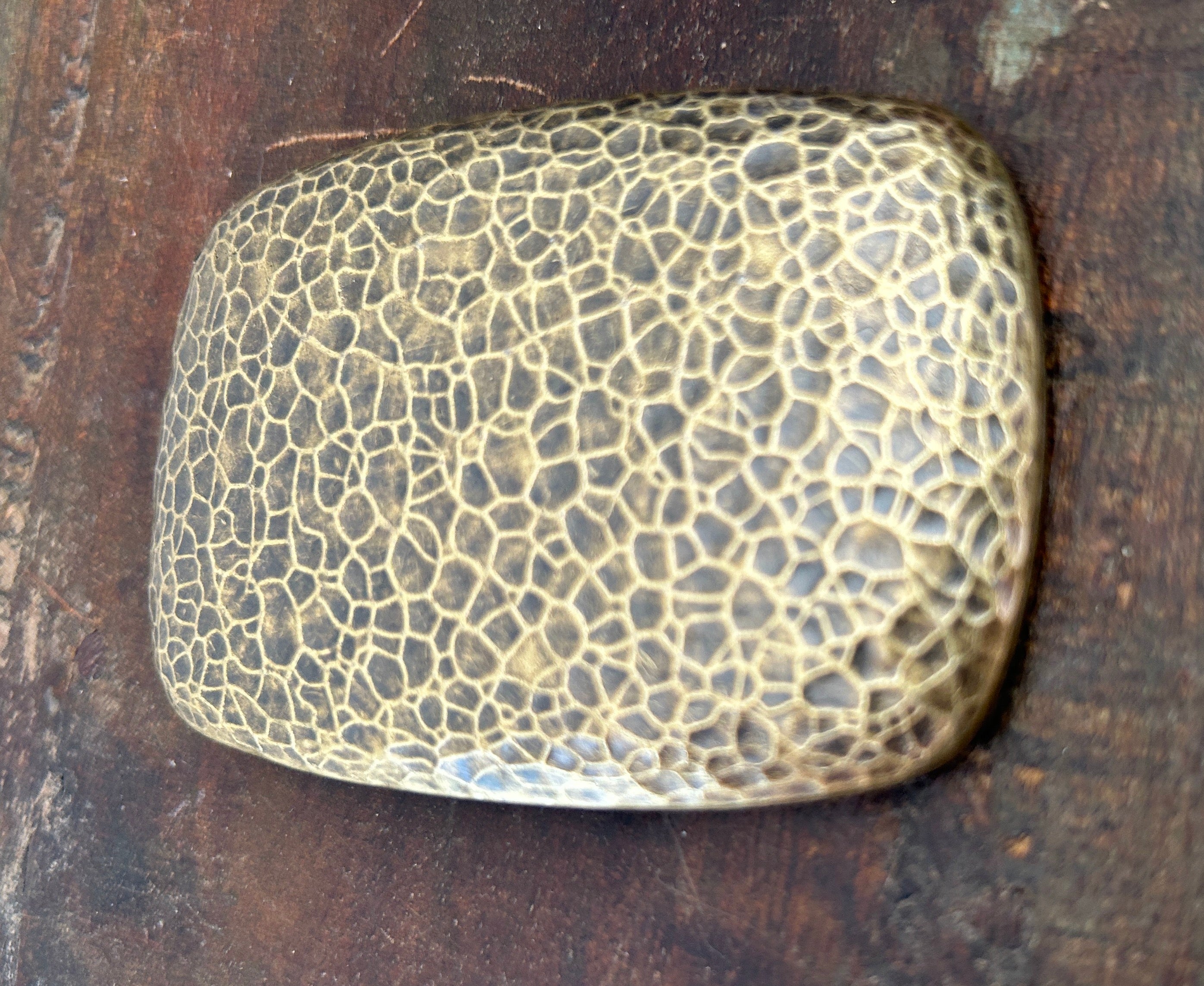 Hammered Belt Buckle