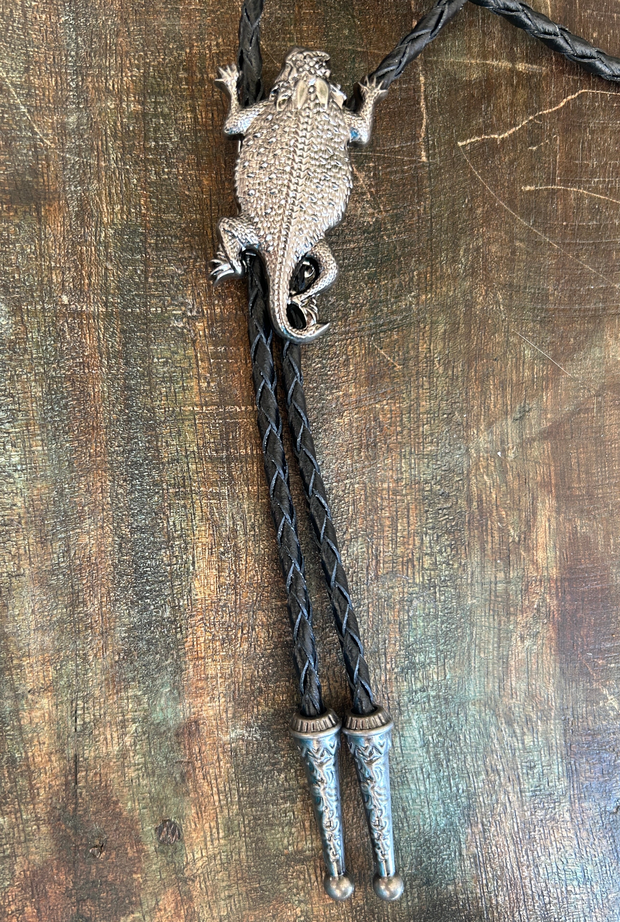 Horned Lizard Bolo Tie