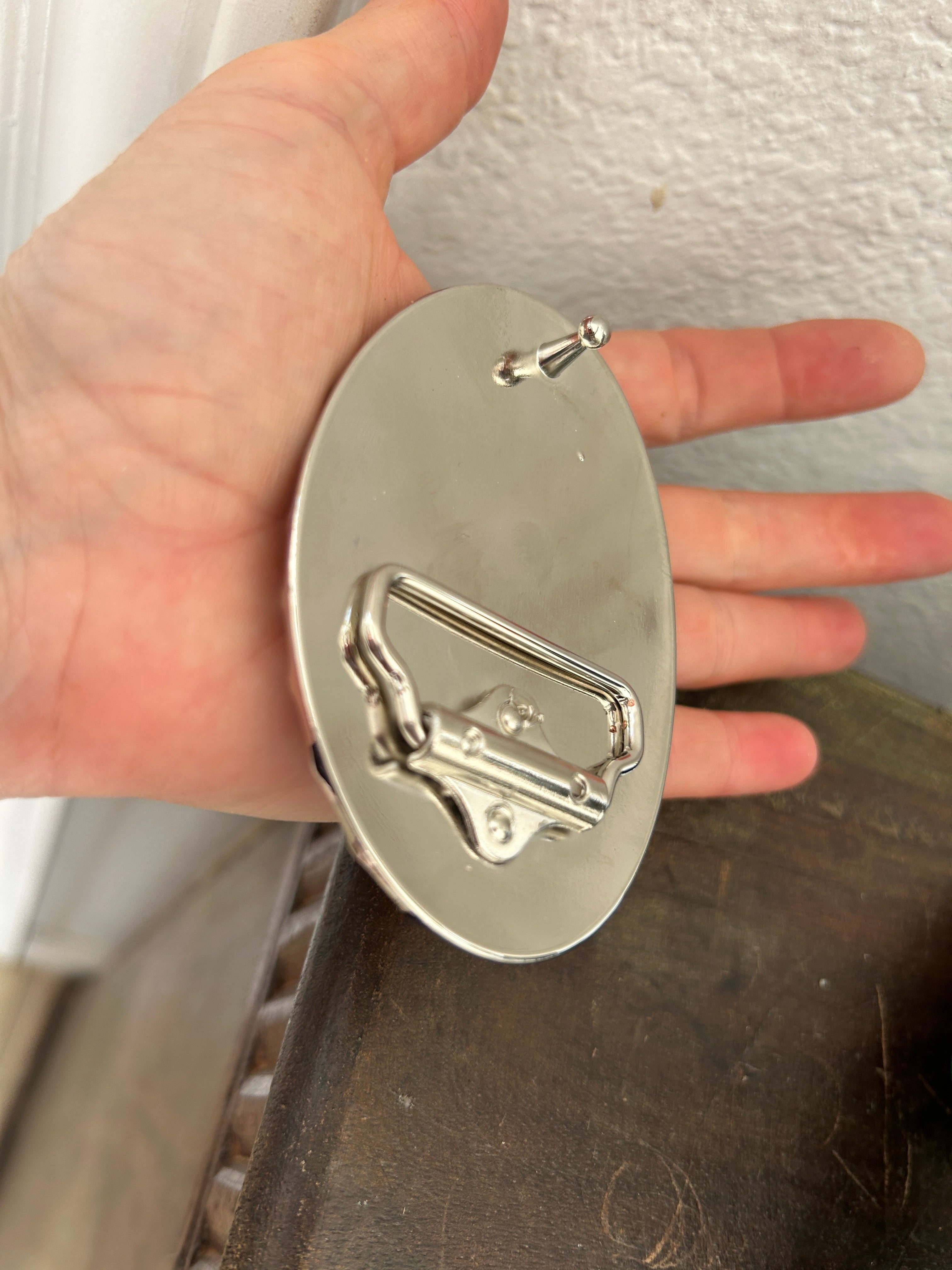 Western Rose Belt Buckle