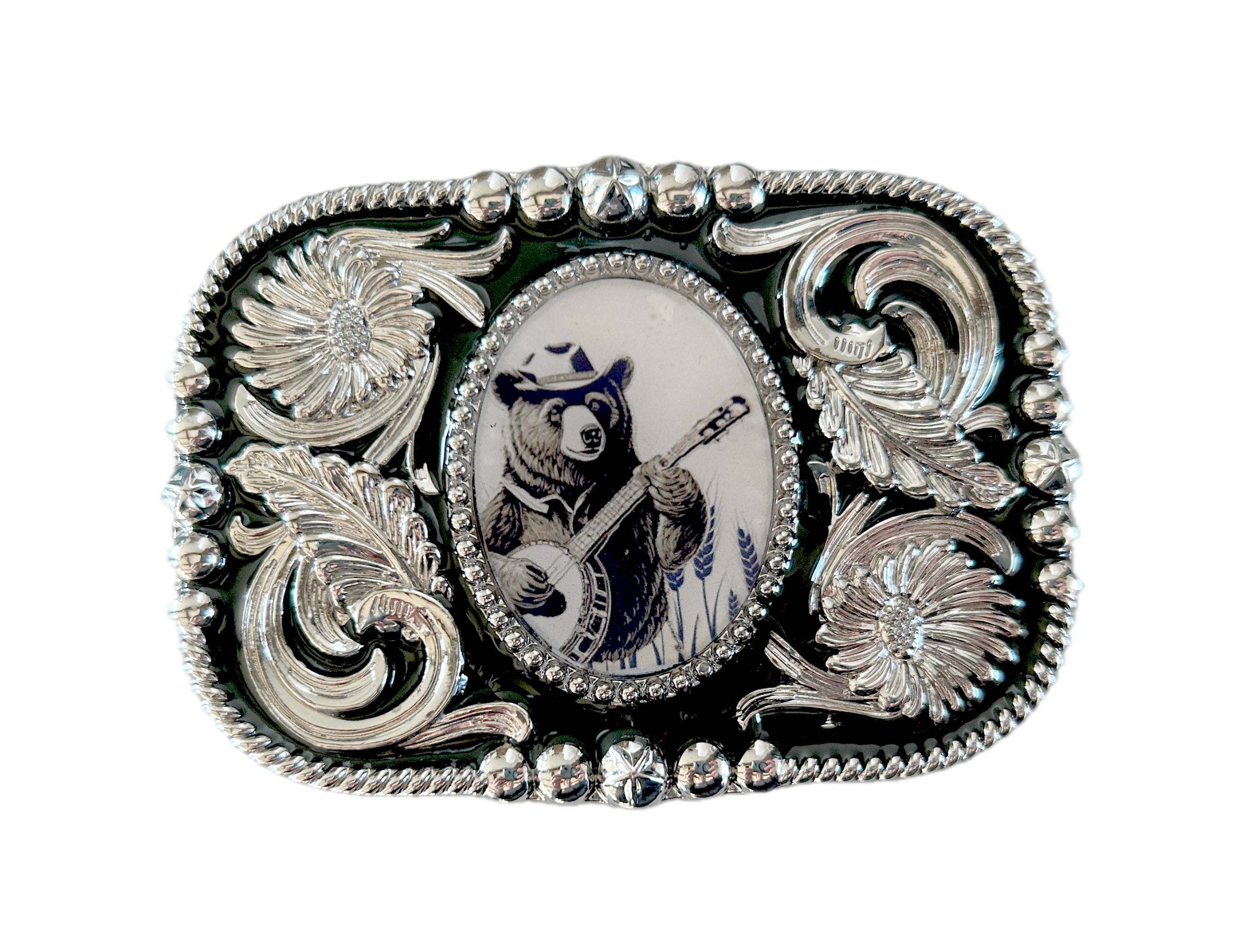 Banjo Bear Belt Buckle