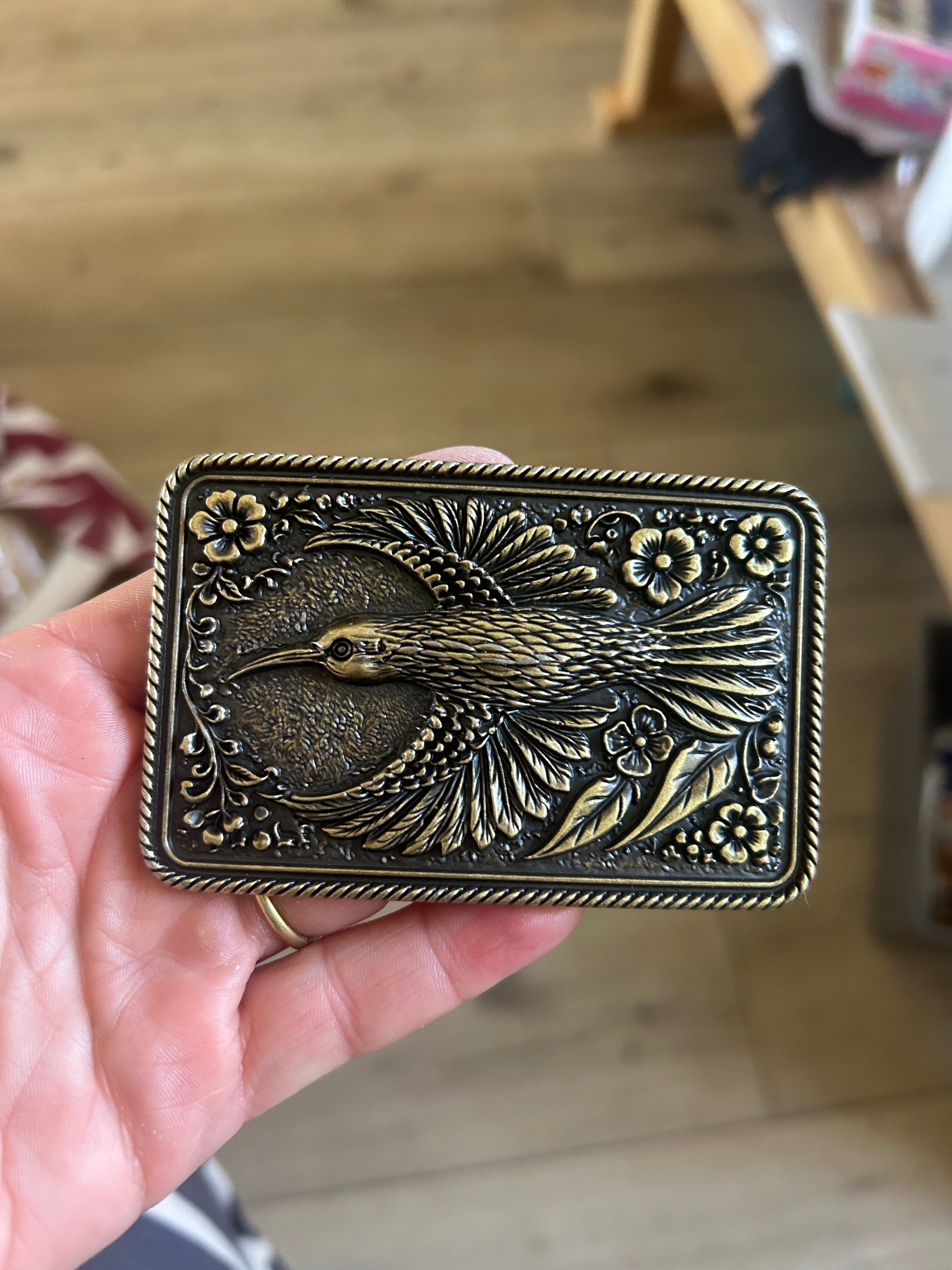 Hummingbird Belt Buckle