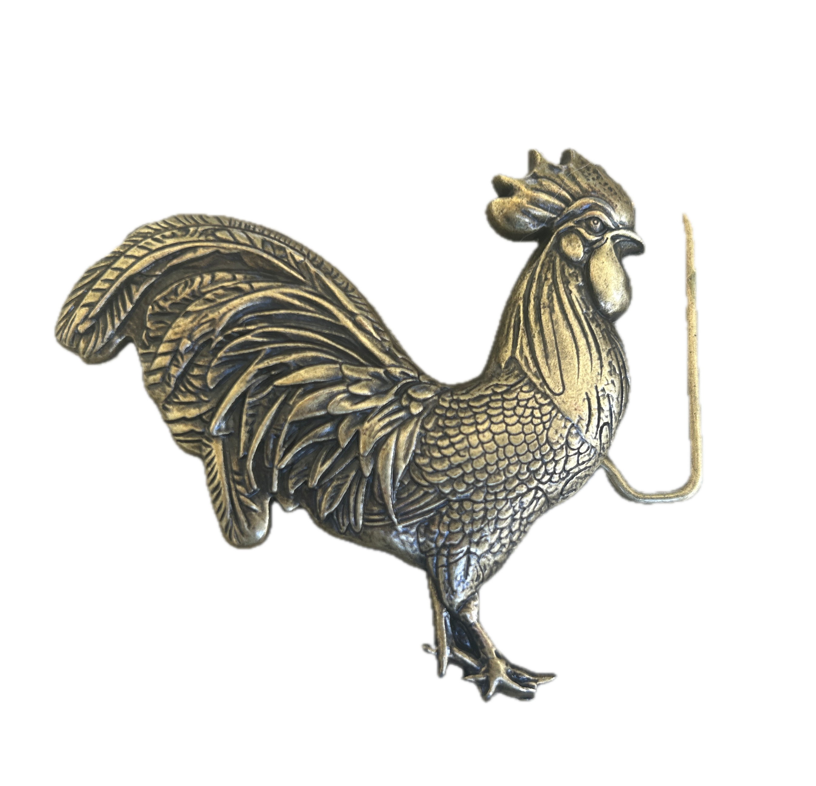Golden Rooster Belt Buckle