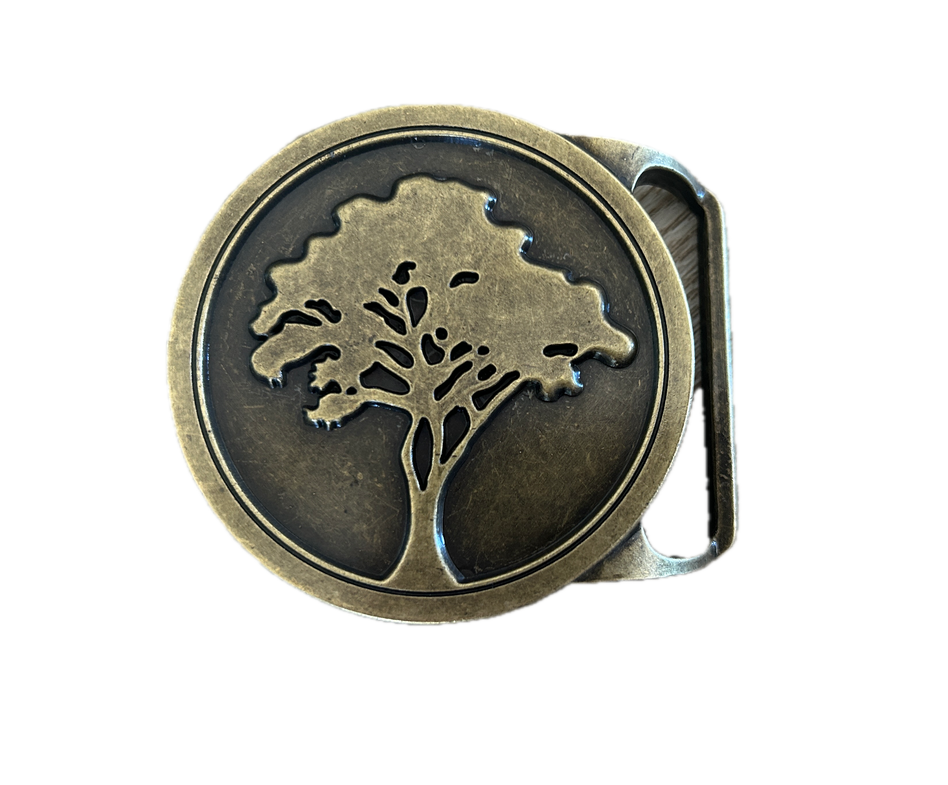 Large Tree Belt Buckle