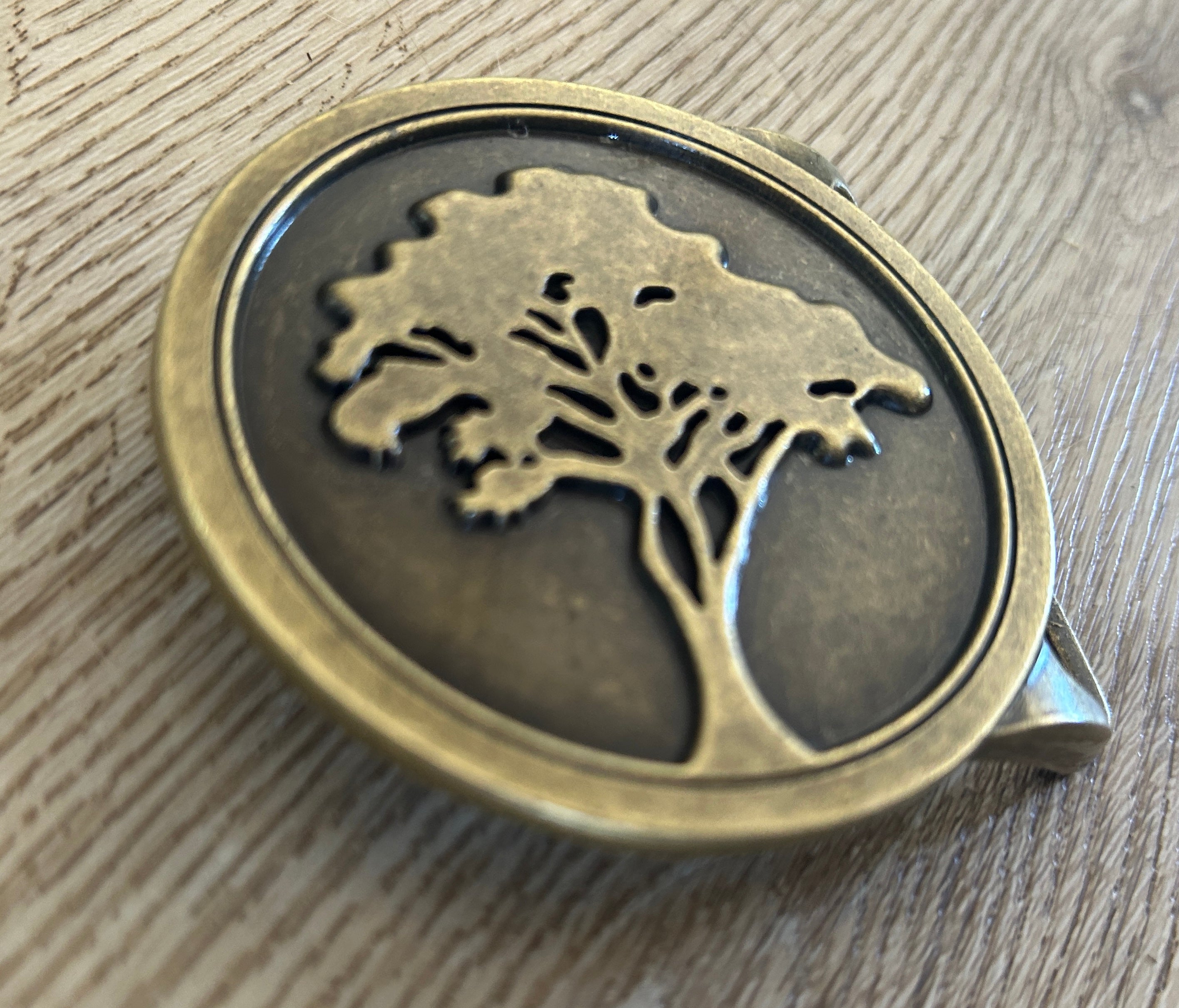 Large Tree Belt Buckle
