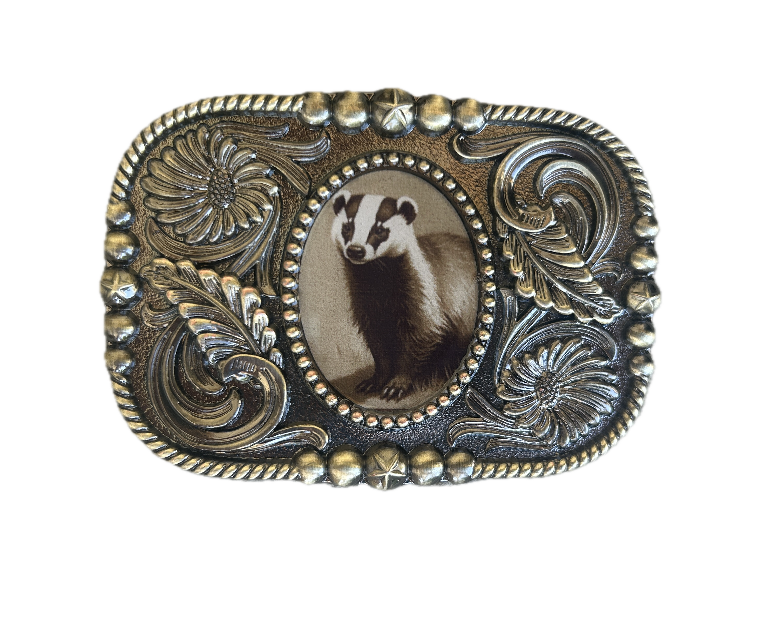 Badger Belt Buckle