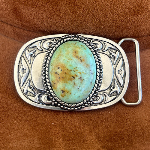Sedona Turquoise Stone Belt Buckle