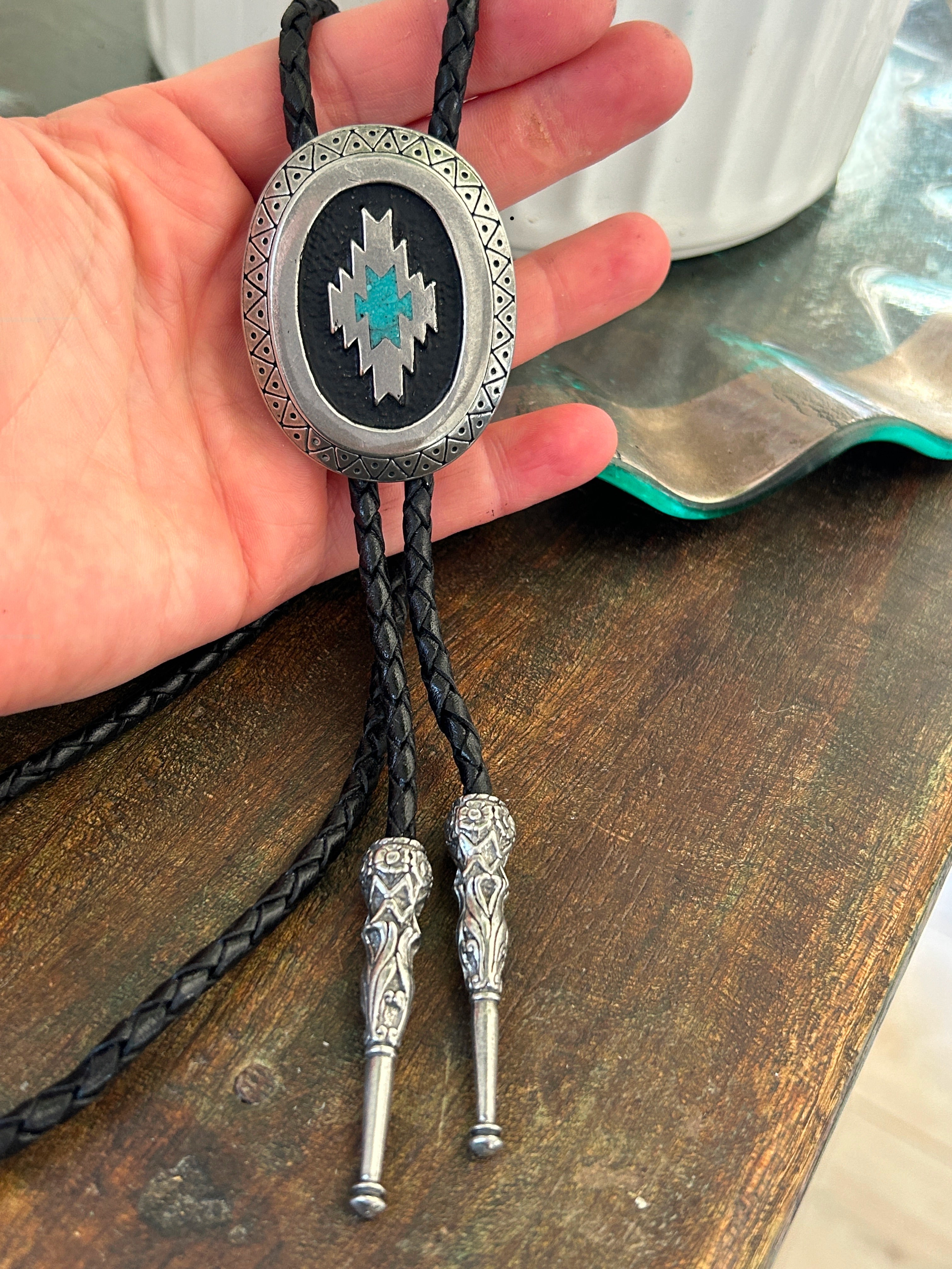 Chevron Bolo Tie