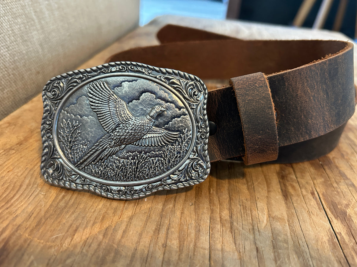 Pheasant Belt Buckle