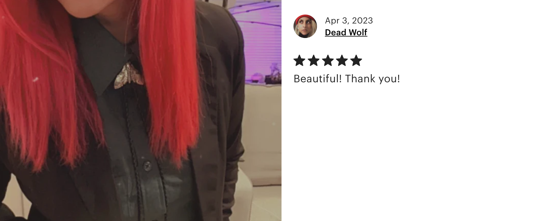 Dead Head Moth Bolo Tie