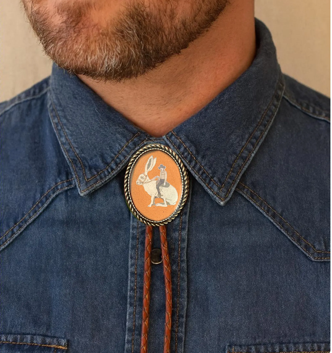 Jackrabbit Bolo Tie