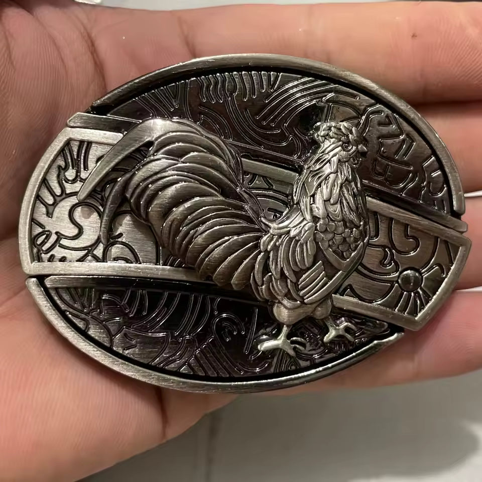 Hidden Tool Utility Belt Buckle - Rooster