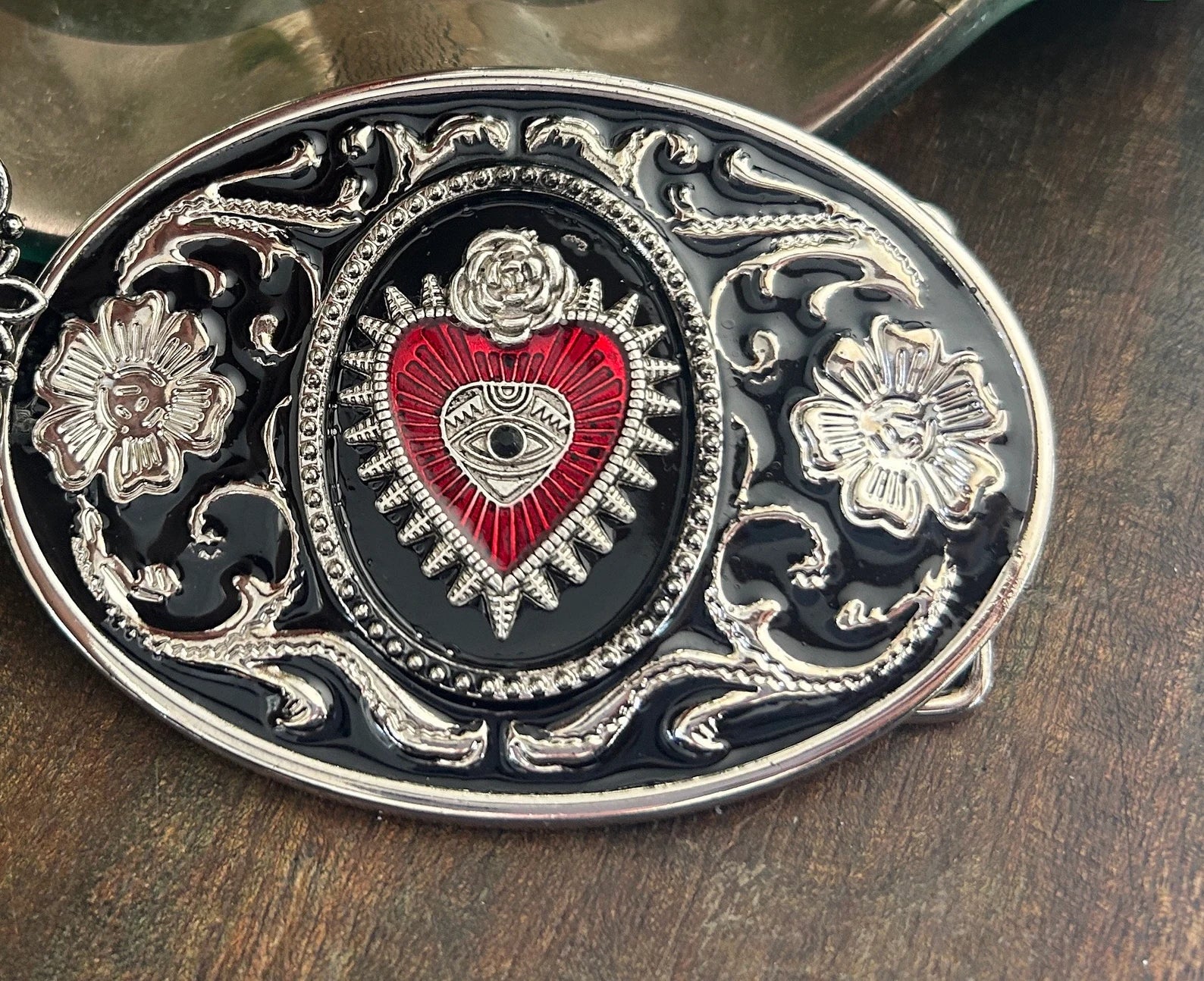 Sacred Heart Belt Buckle