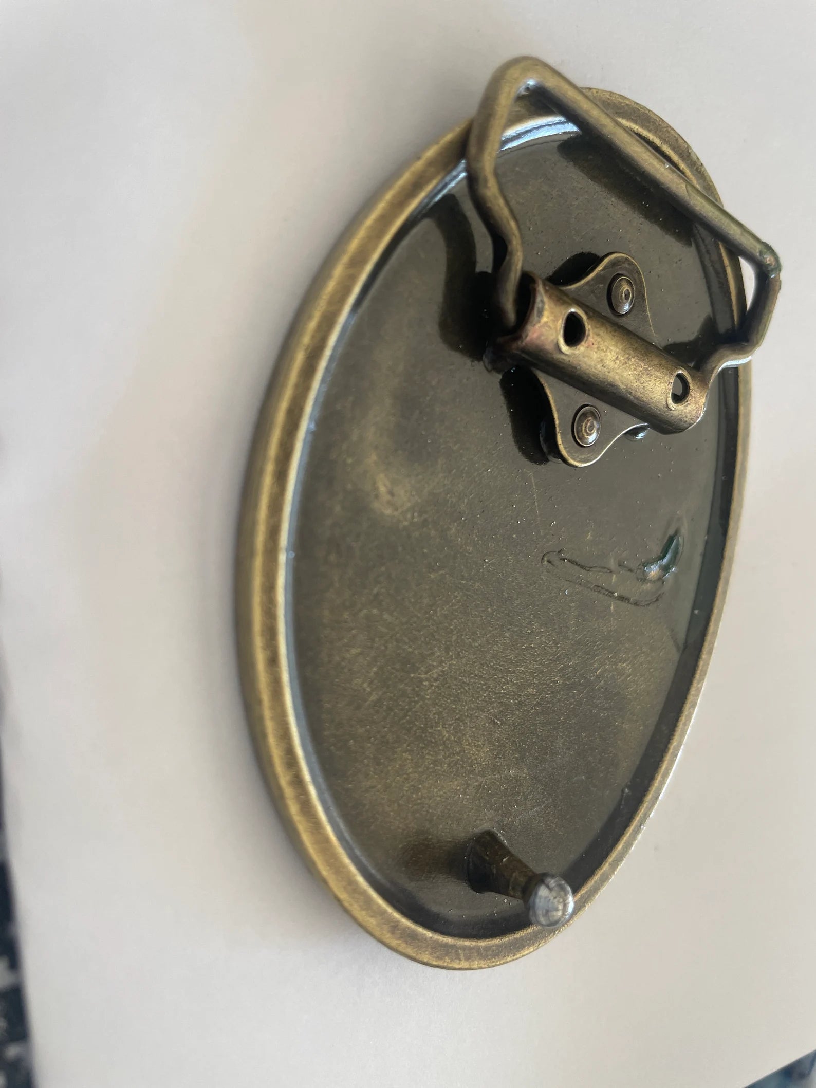 Bronze Opossum Belt Buckle