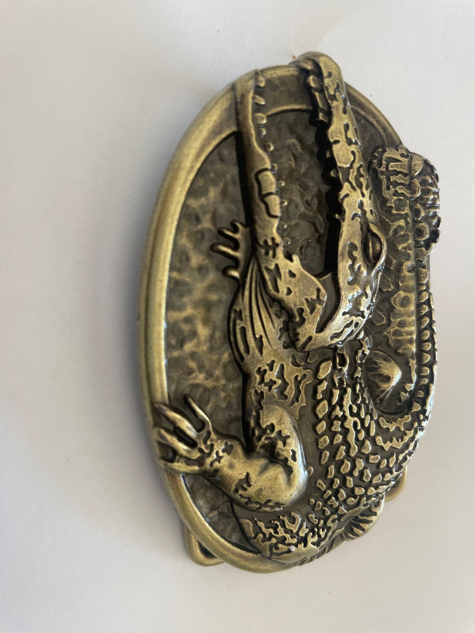 Crocodile Belt Buckle