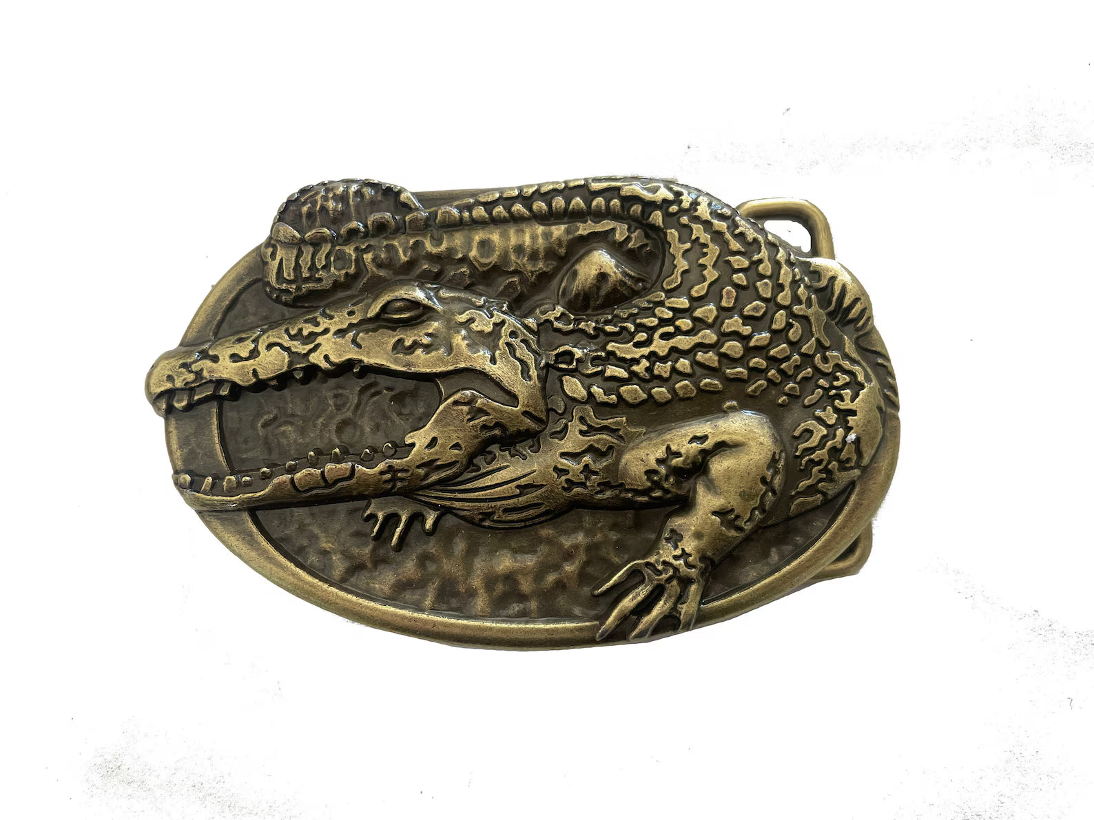 Crocodile Belt Buckle