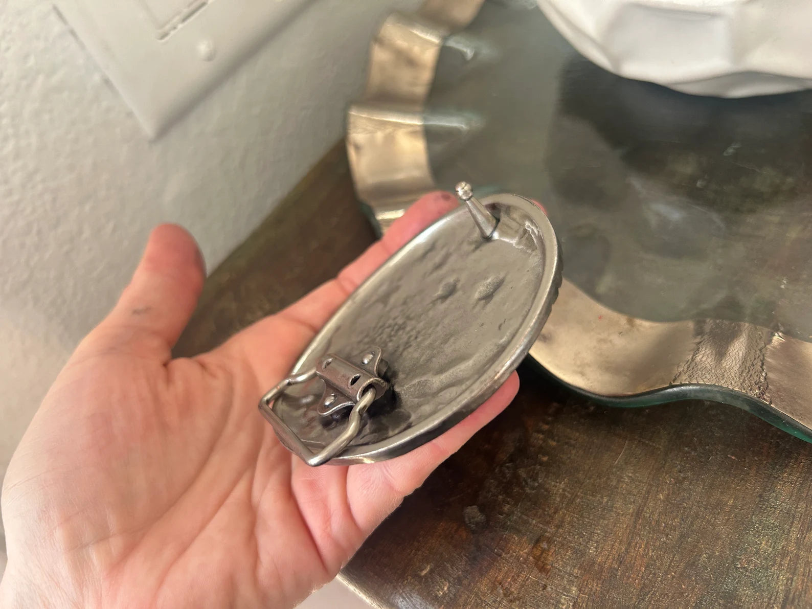 Man on The Moon Belt Buckle