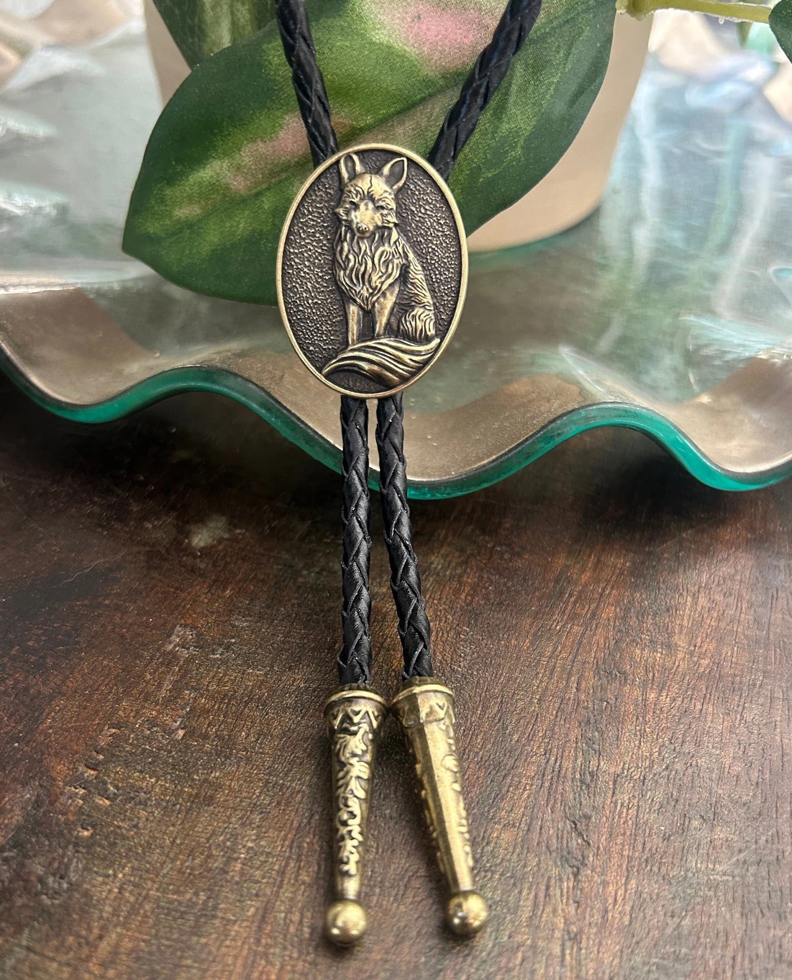 Golden Fox Bolo Tie