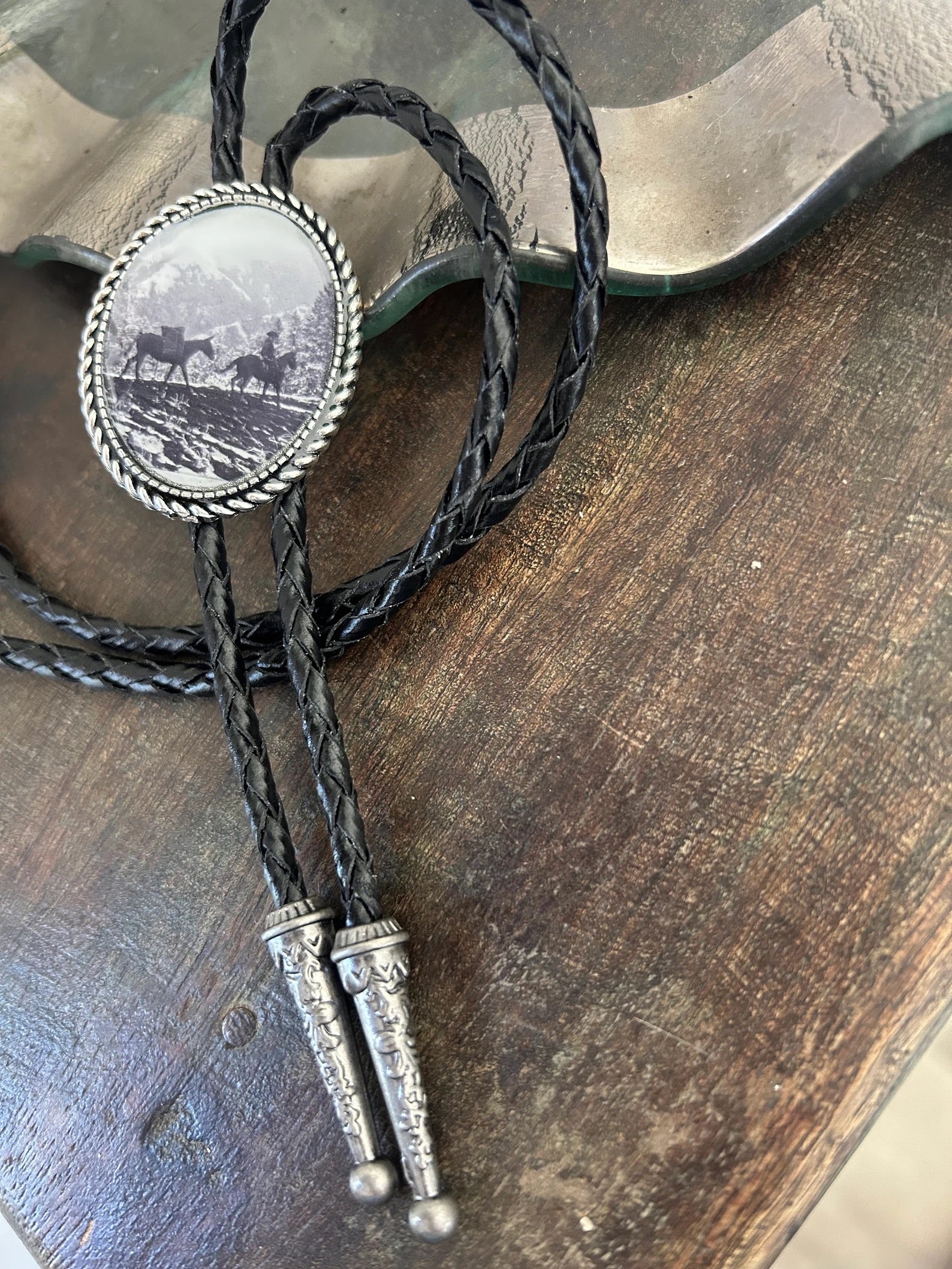 Mules Pack Trip Bolo Tie