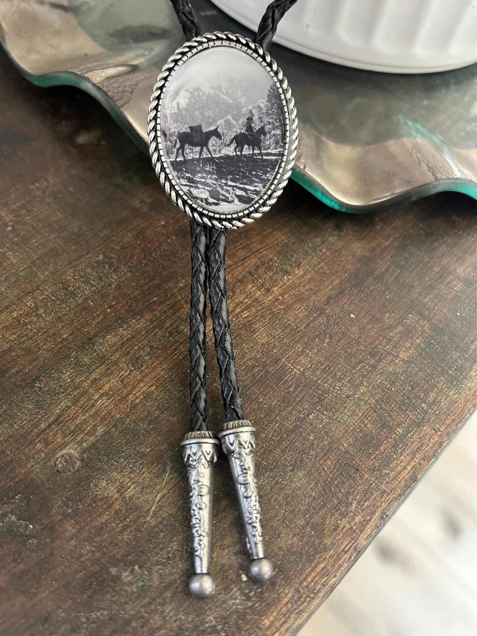 Mules Pack Trip Bolo Tie