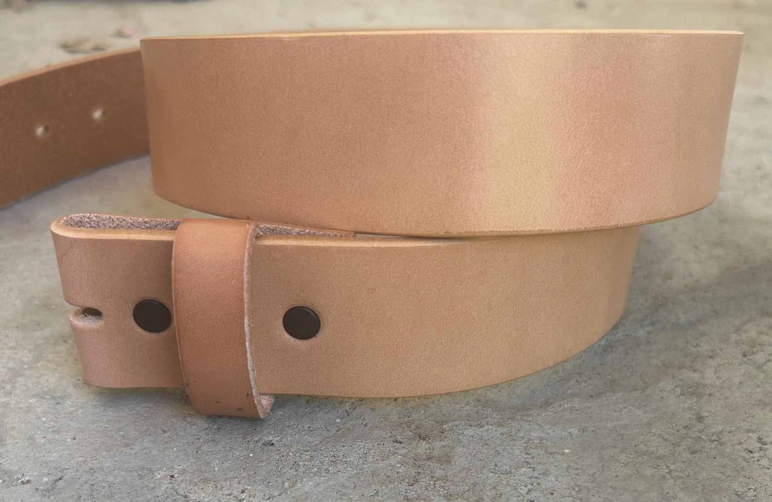 Natural Leather Belt Strap