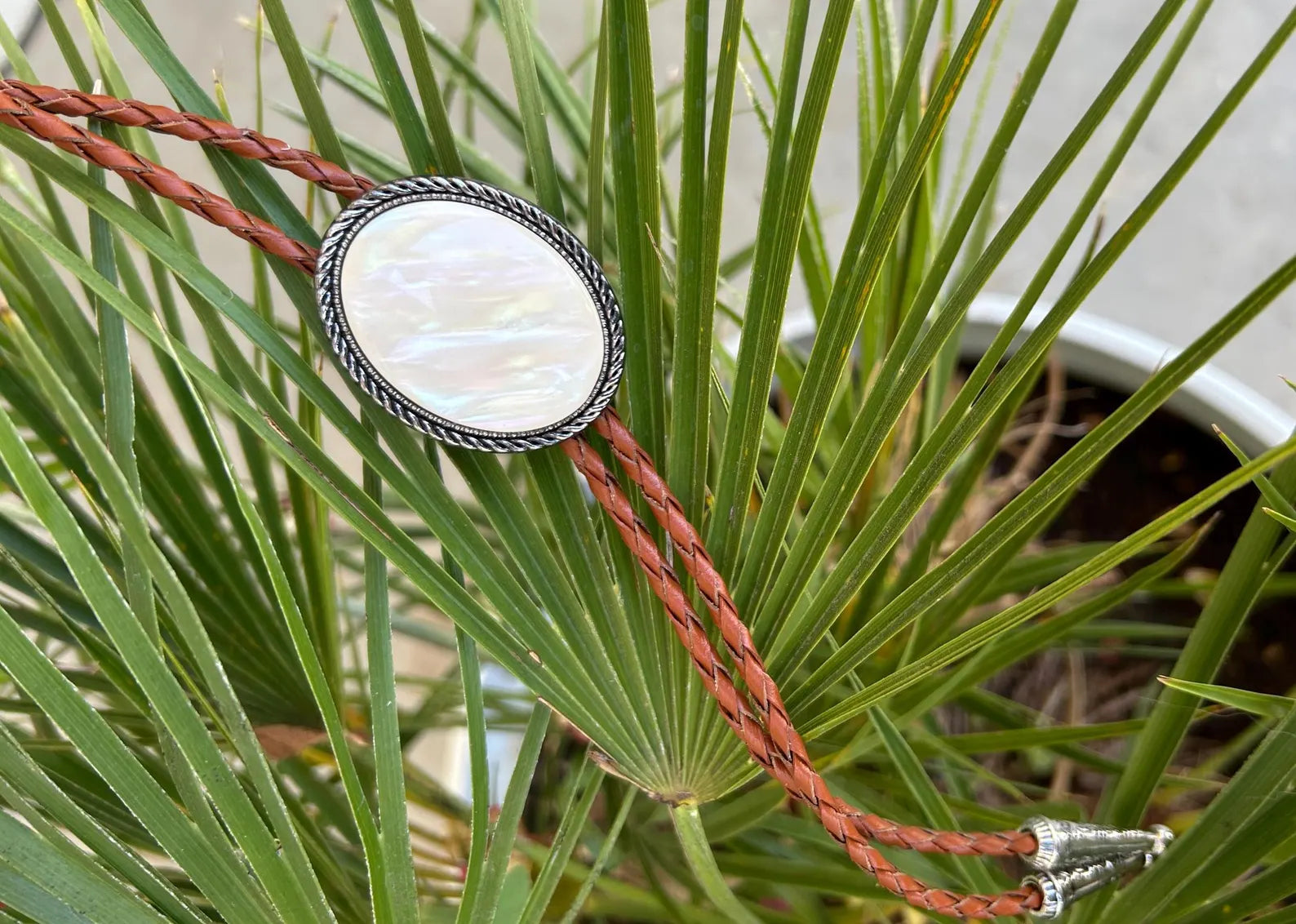 Mother of Pearl Bolo tie