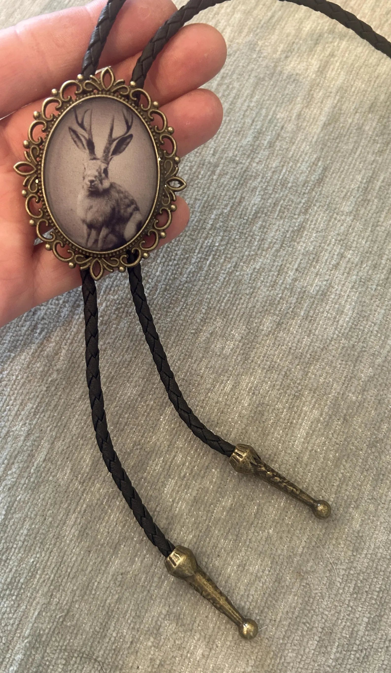 Jackalope Bolo Tie