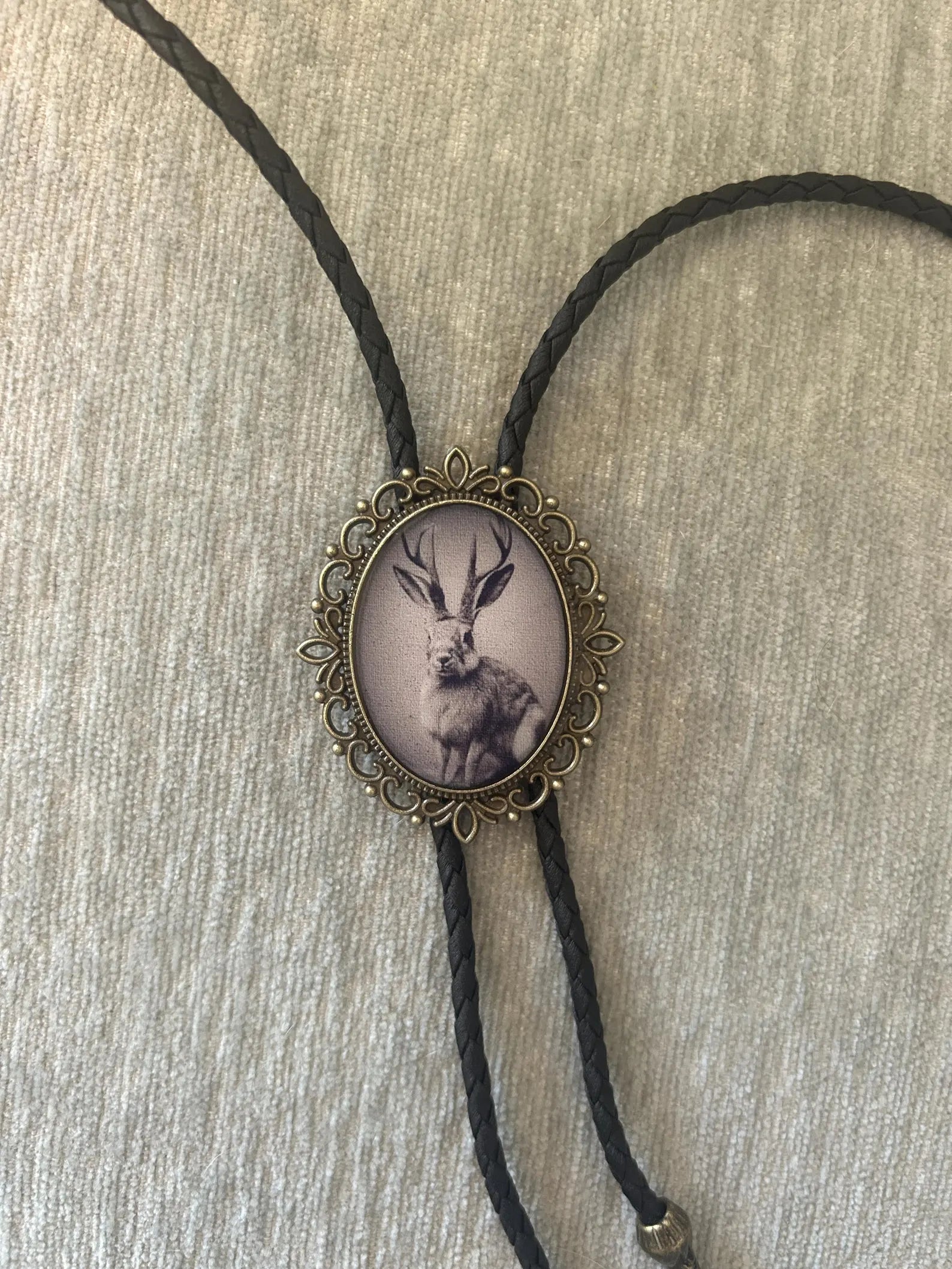 Jackalope Bolo Tie