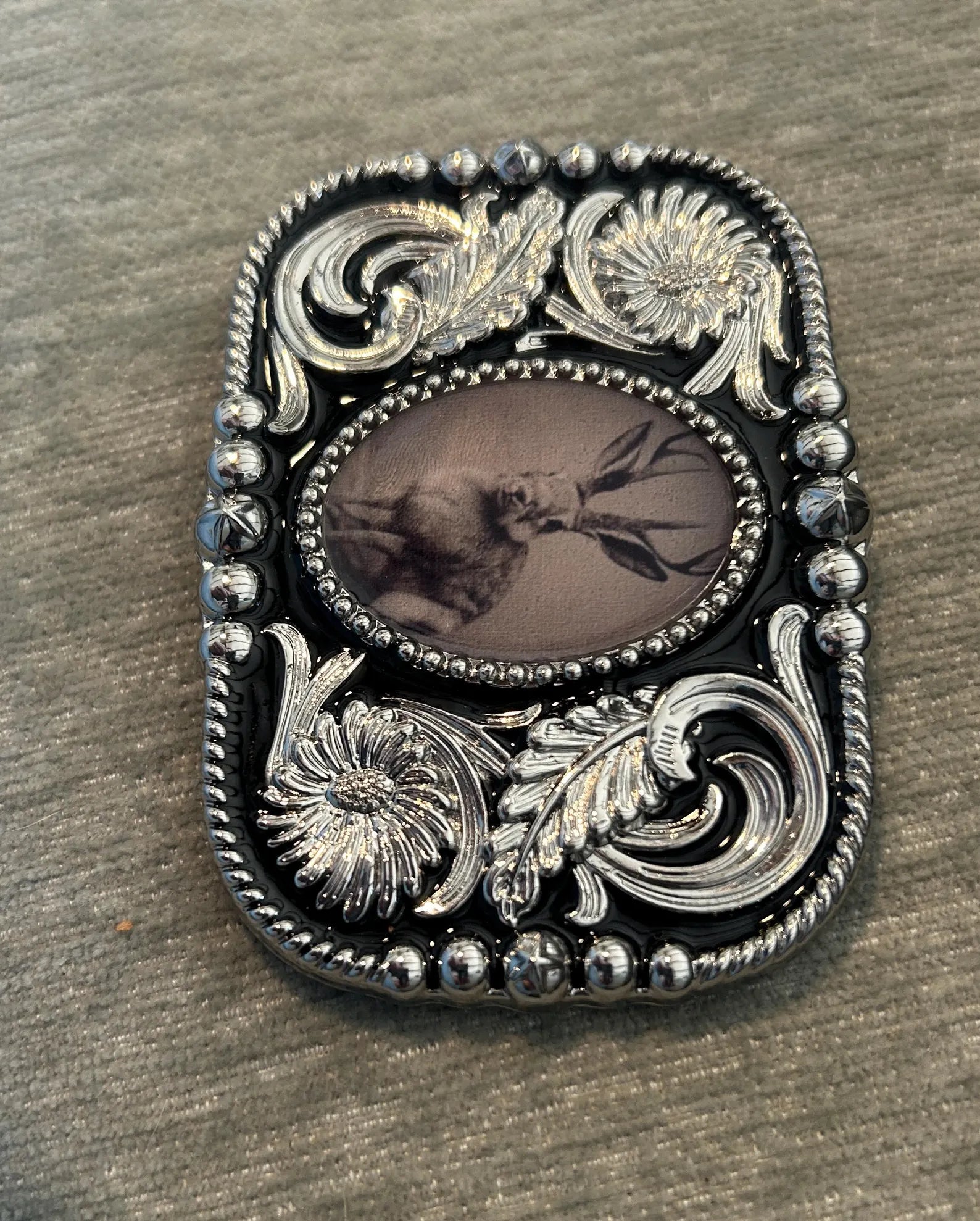 Jackalope Belt Buckle