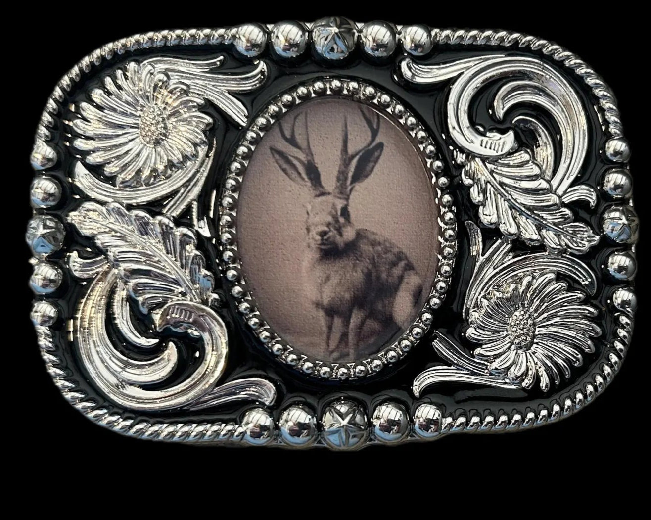 Jackalope Belt Buckle