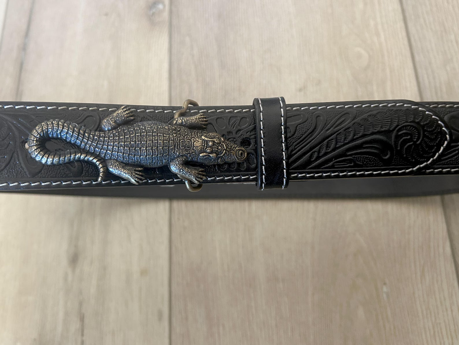 Alligator Belt Buckle