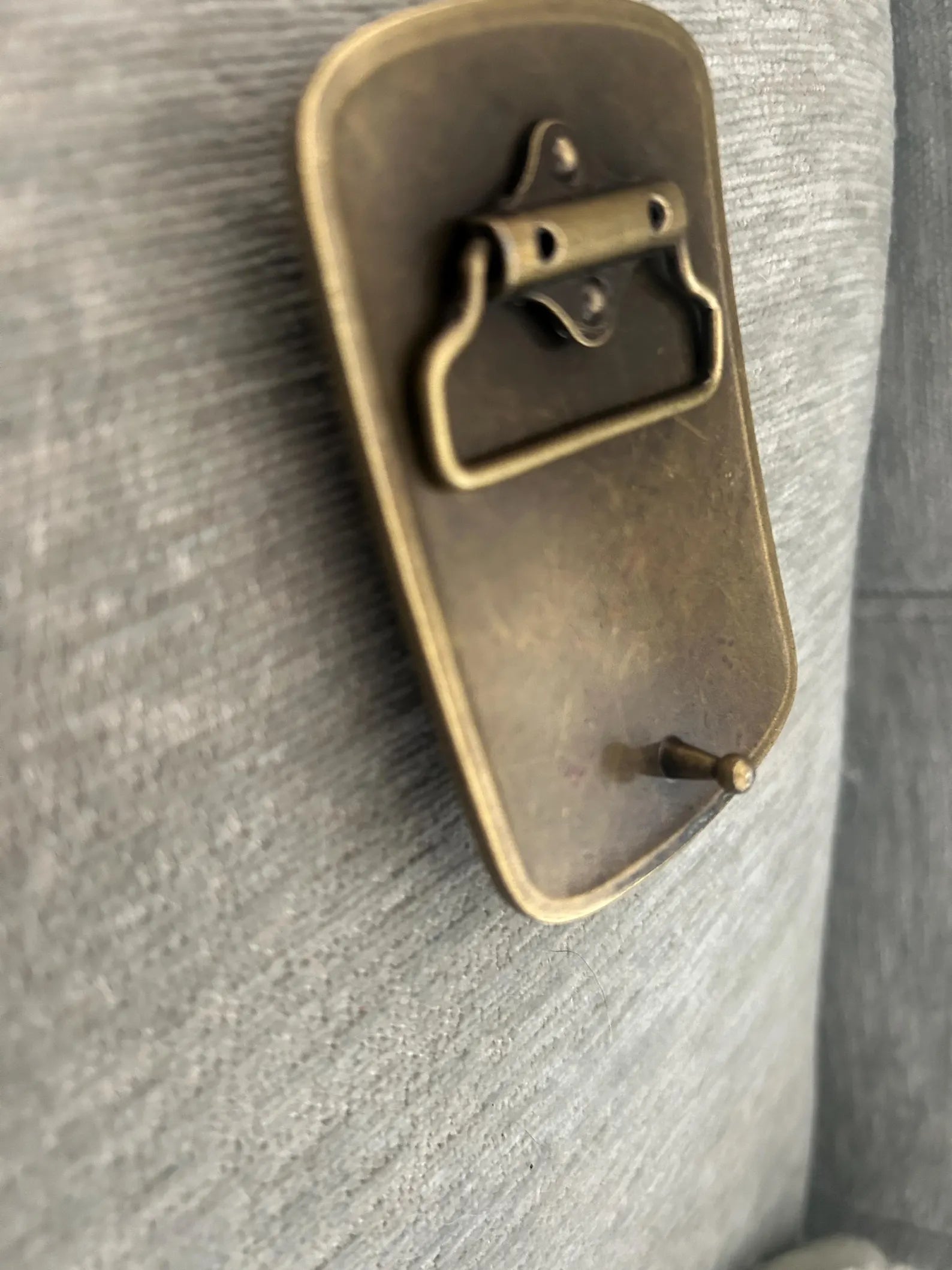 Antique Gold Tigers Eye Belt Buckle