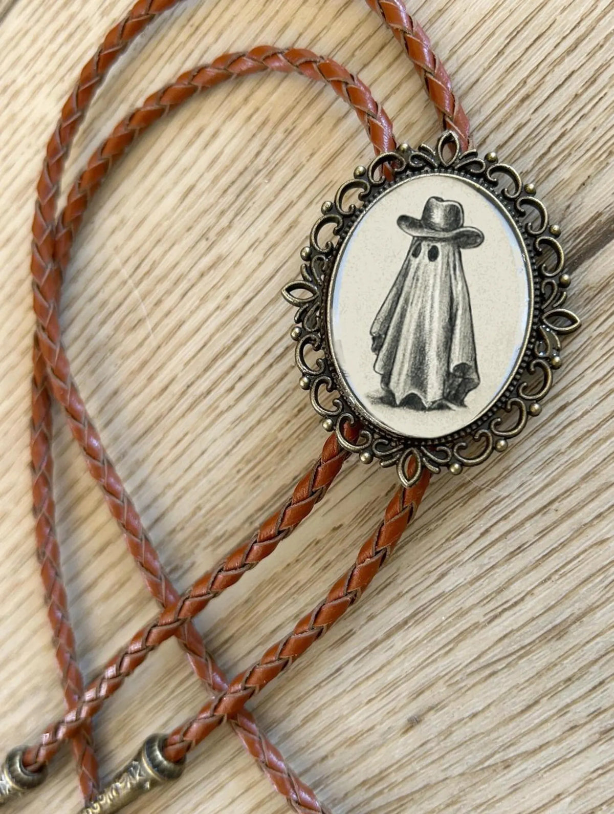 Ghost Bolo Tie