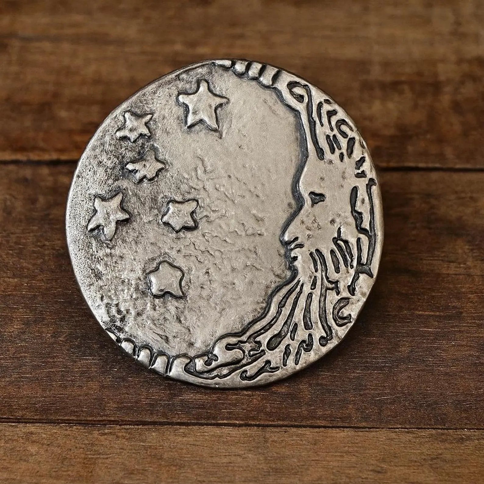 Man on The Moon Belt Buckle