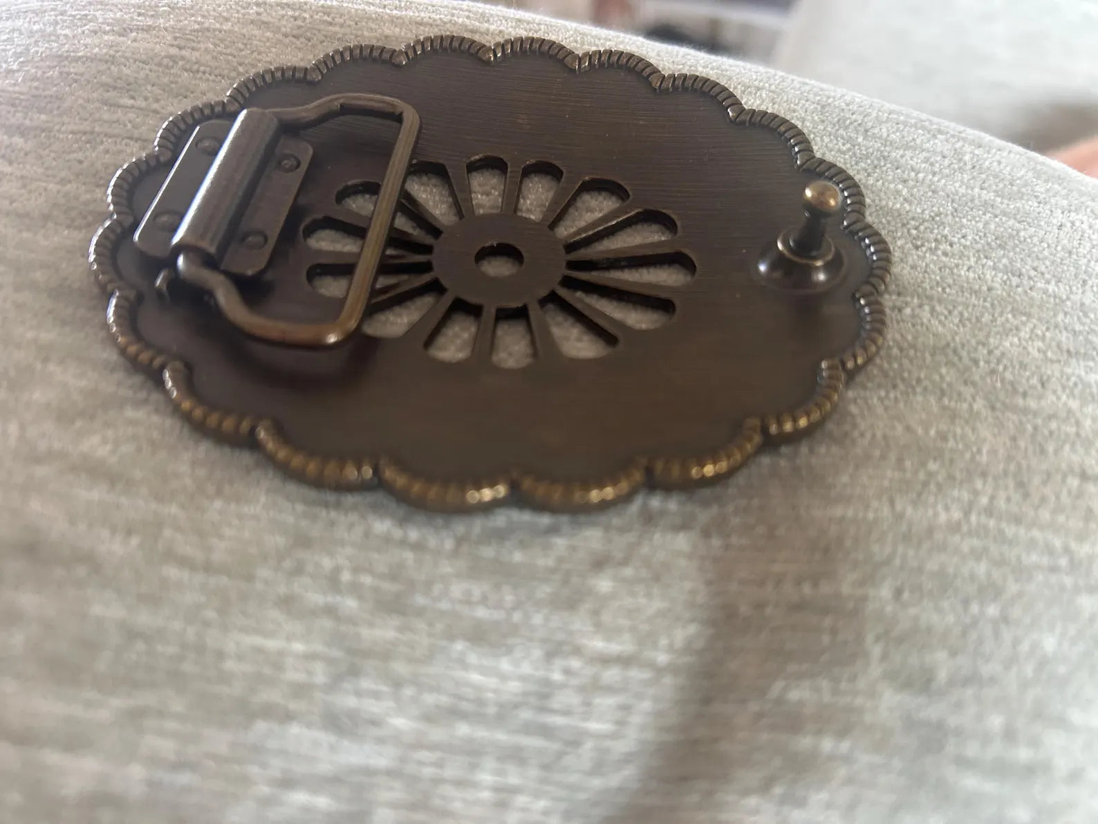 Copper Cut Out Belt Buckle